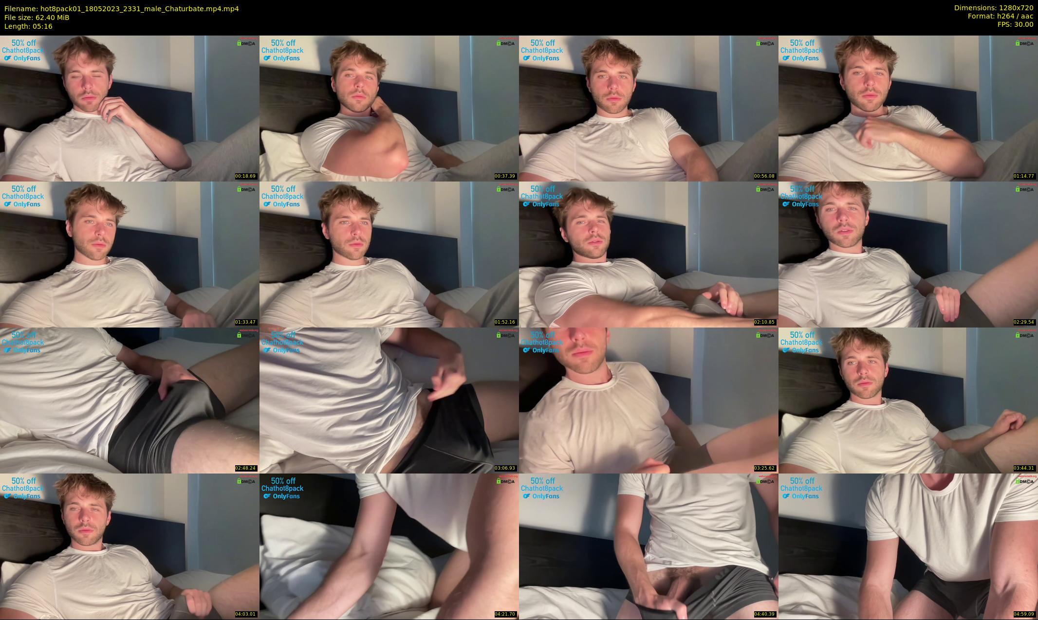 hot8pack01 — 6 minute Chaturbate male cam show recording, 720p, May 18, 2023