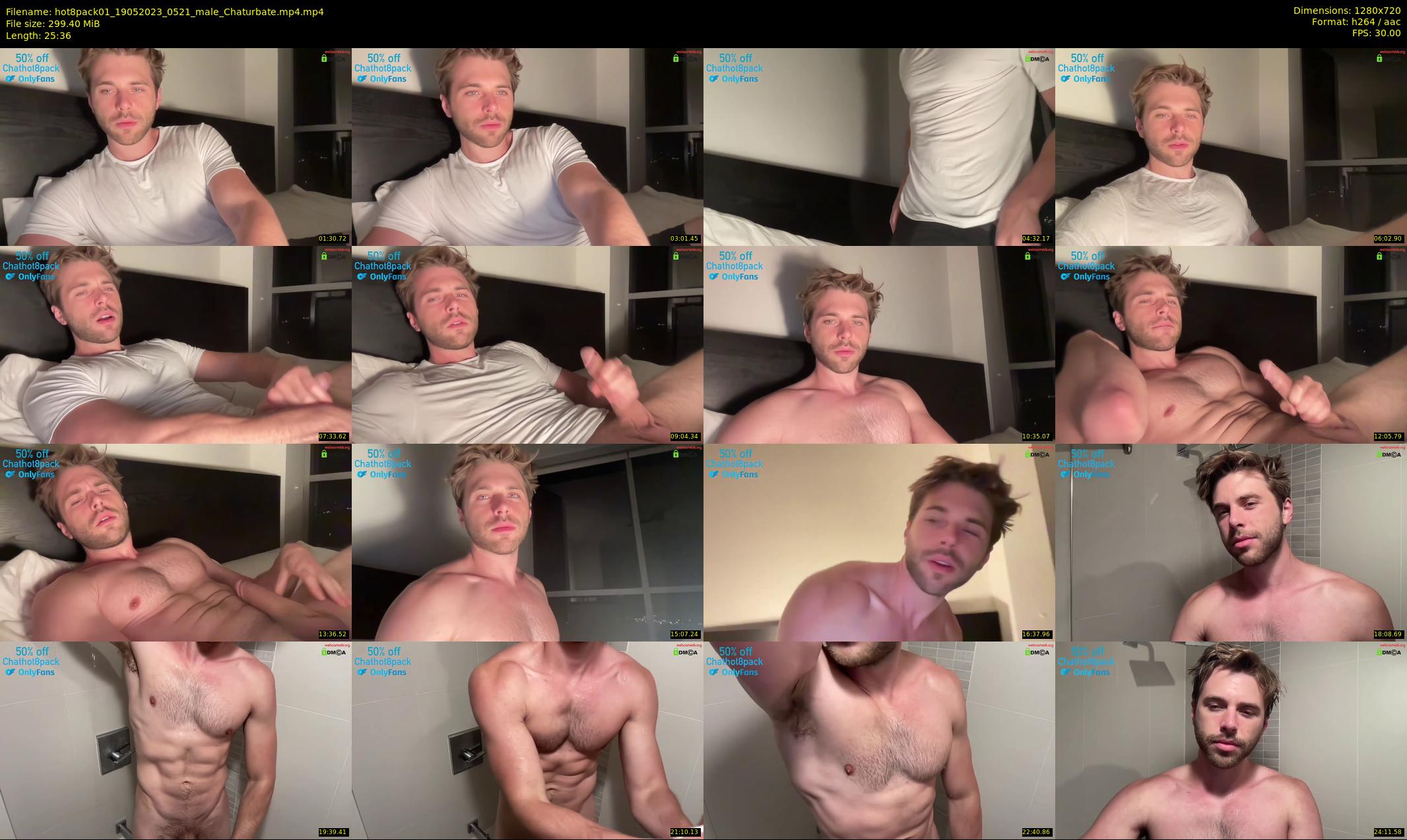 hot8pack01 — 26 minute Chaturbate male cam show recording, 720p, May 19, 2023