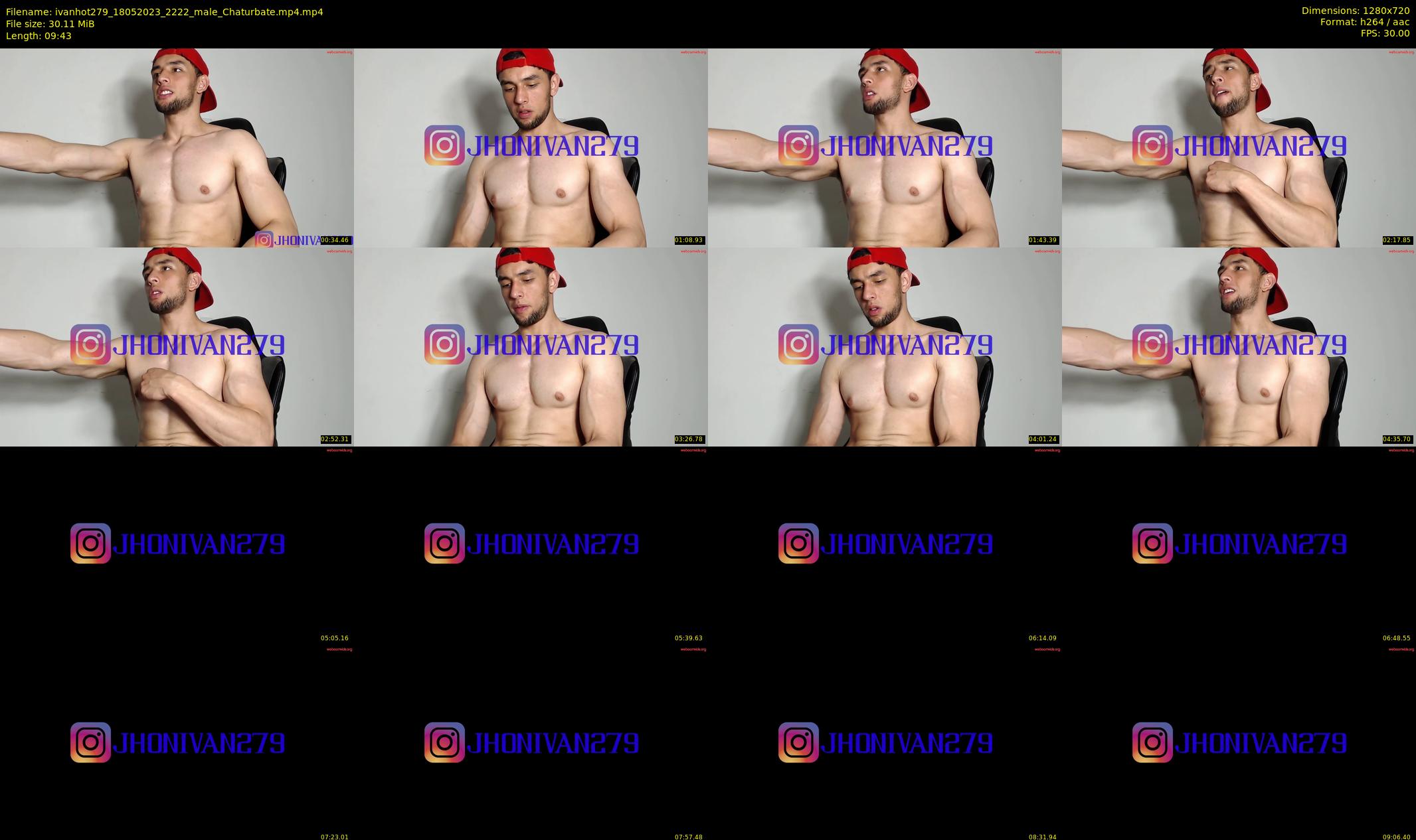 ivanhot279 — 10 minute Chaturbate male cam show recording, 720p, May 18, 2023