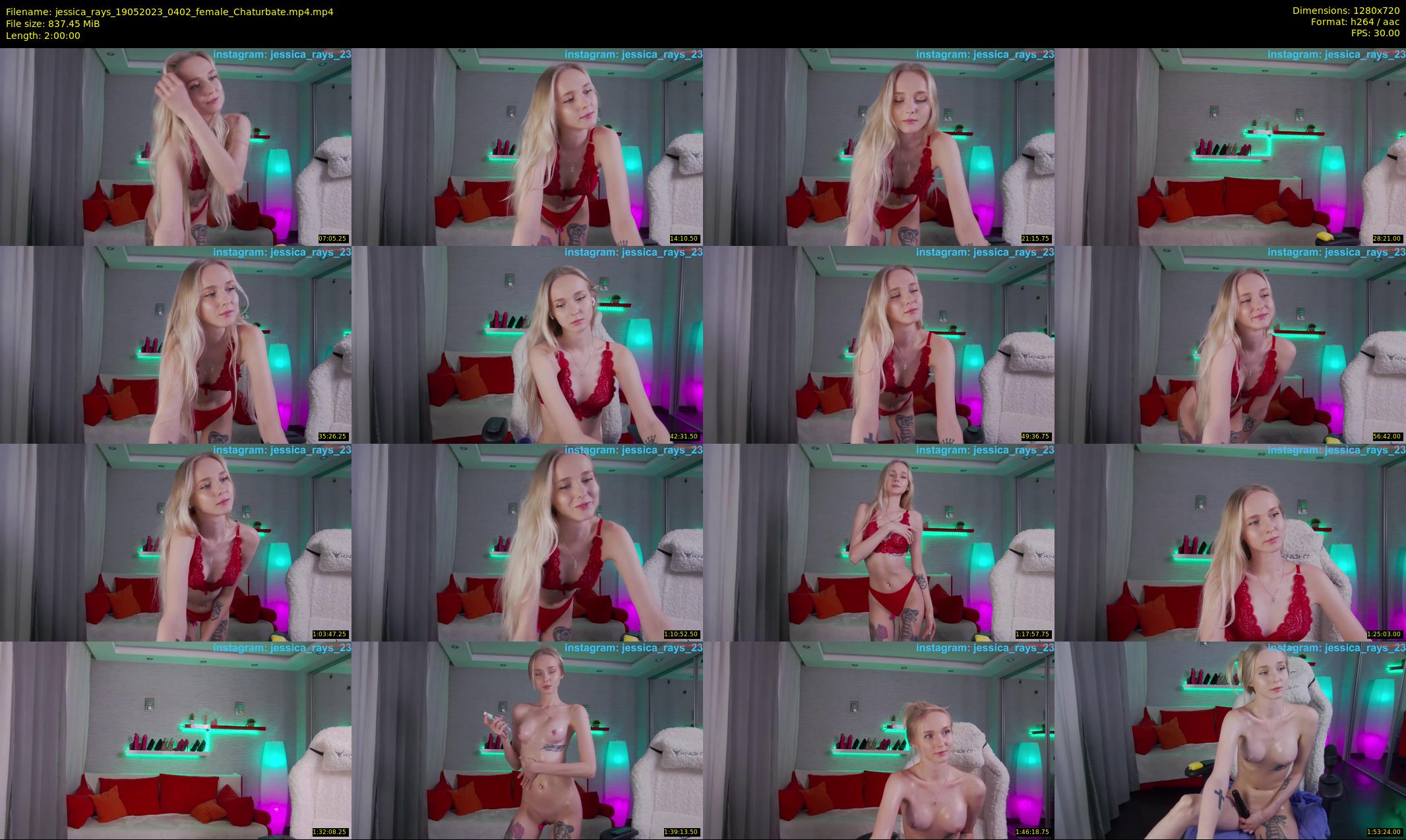 jessica_rays — 120 minute Chaturbate couple cam show recording, 720p, May 19, 2023