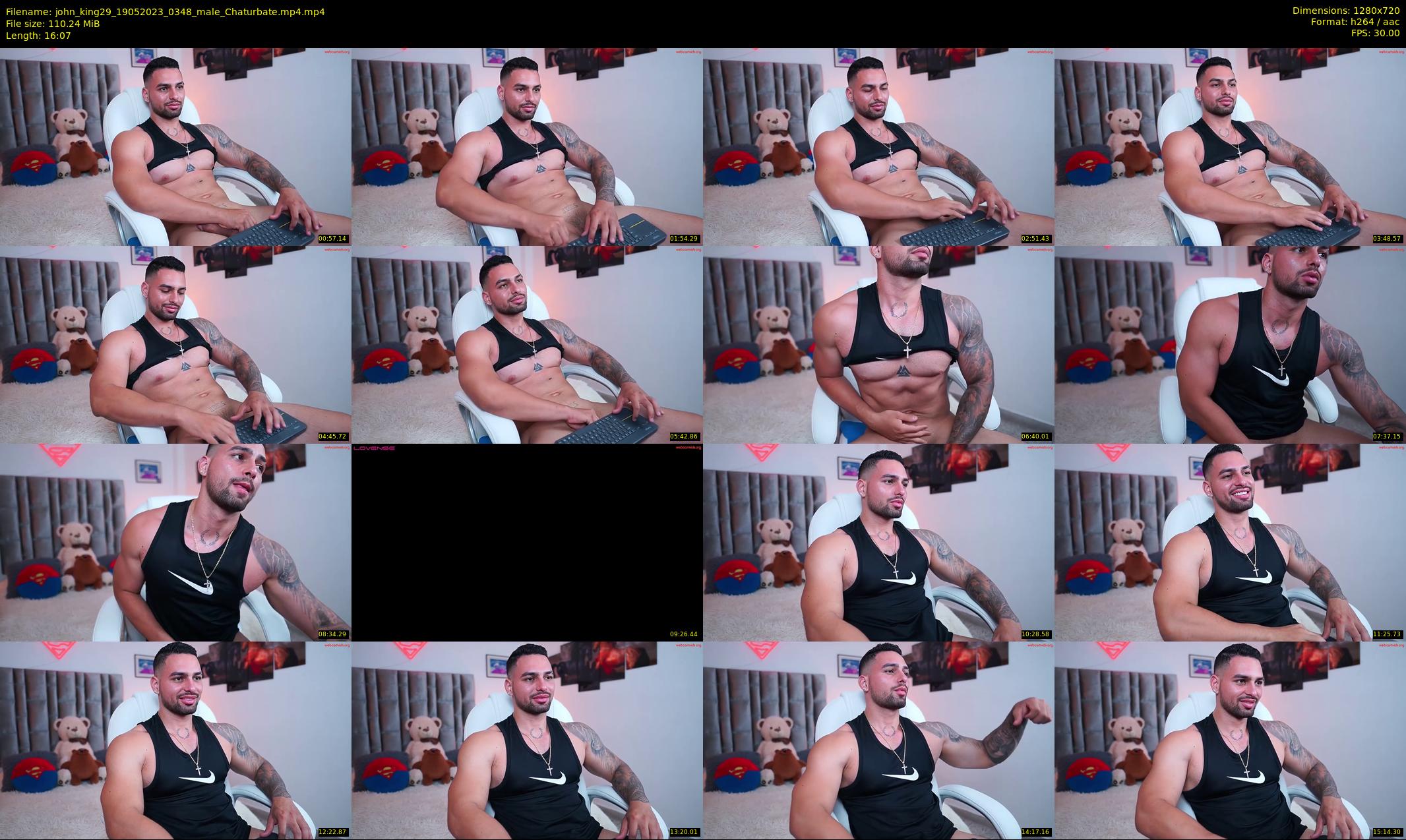 john_king29 — 17 minute Chaturbate male cam show recording, 720p, May 19, 2023