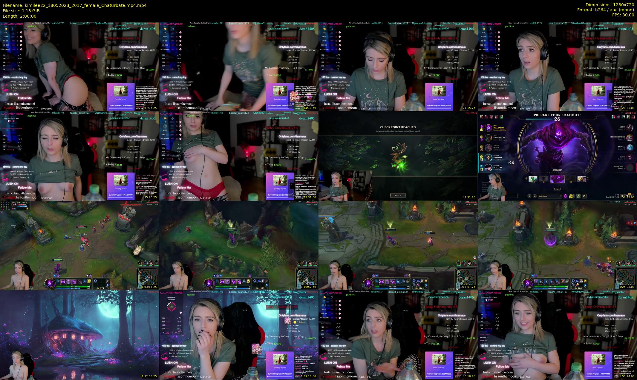 kimilee22 — 120 minute Chaturbate female cam show recording, 720p, May 18, 2023