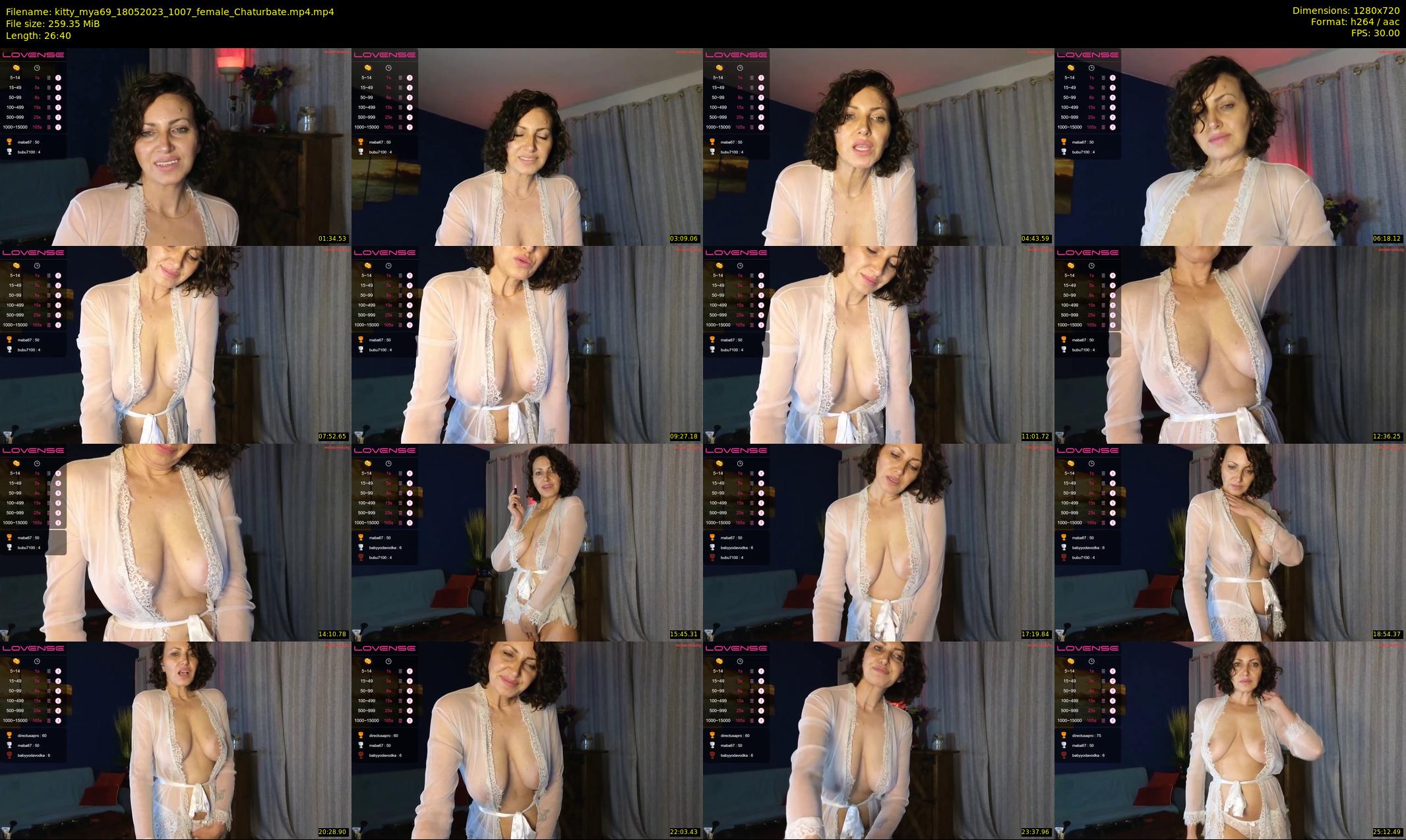 kitty_mya69 — 27 minute Chaturbate female cam show recording, 720p, May 18, 2023