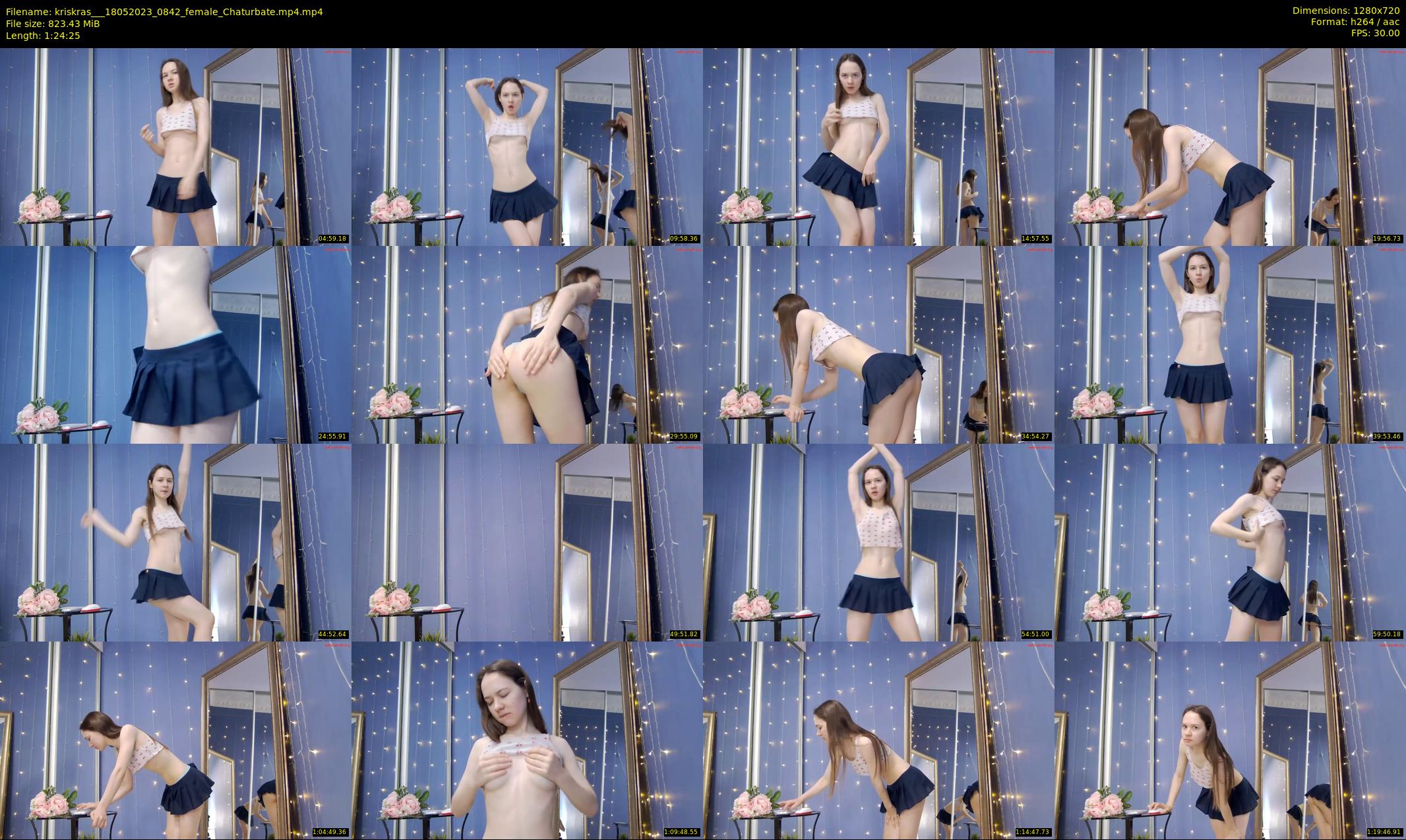 kriskras__ — 85 minute Chaturbate female cam show recording, 720p, May 18, 2023
