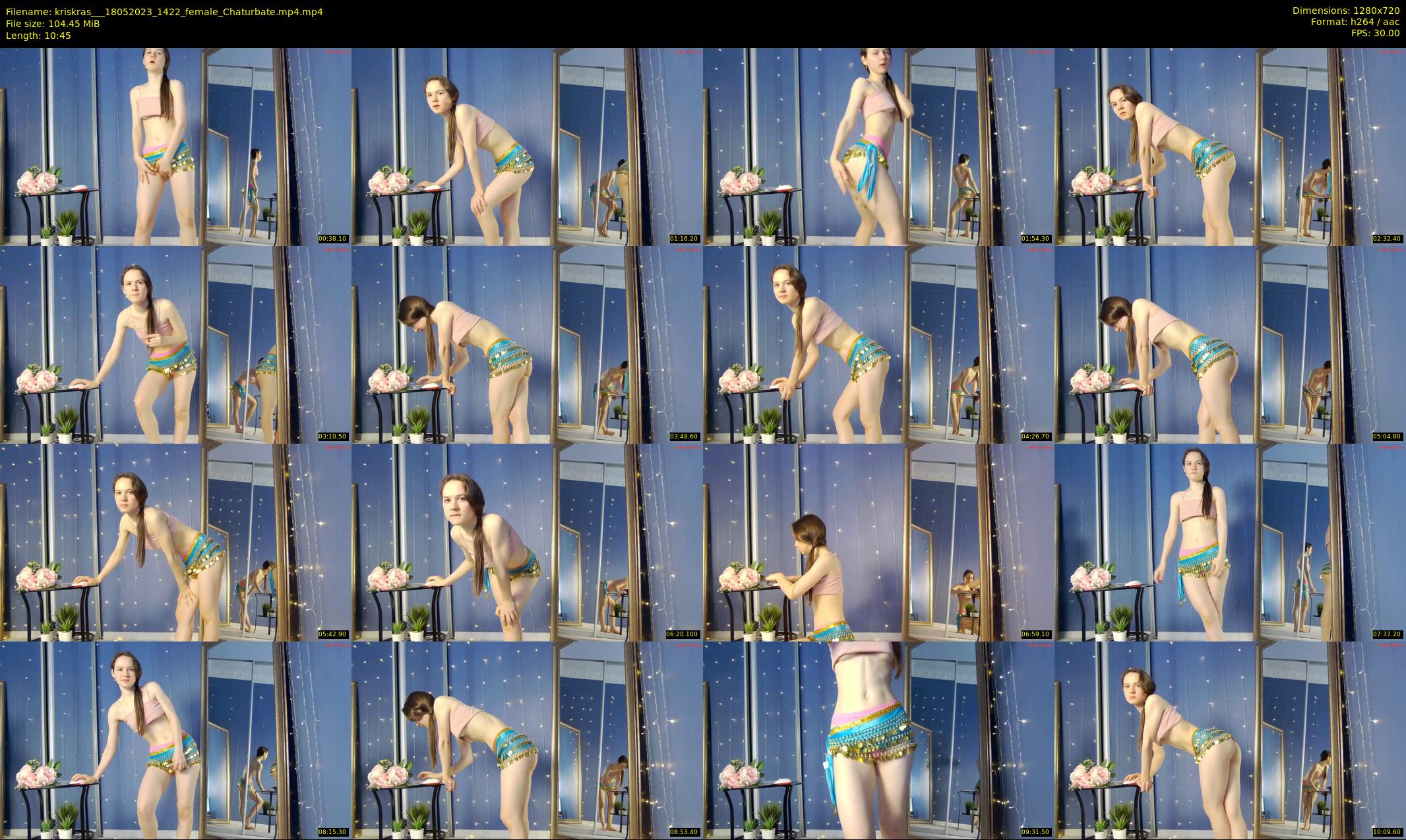 kriskras__ — 11 minute Chaturbate female cam show recording, 720p, May 18, 2023