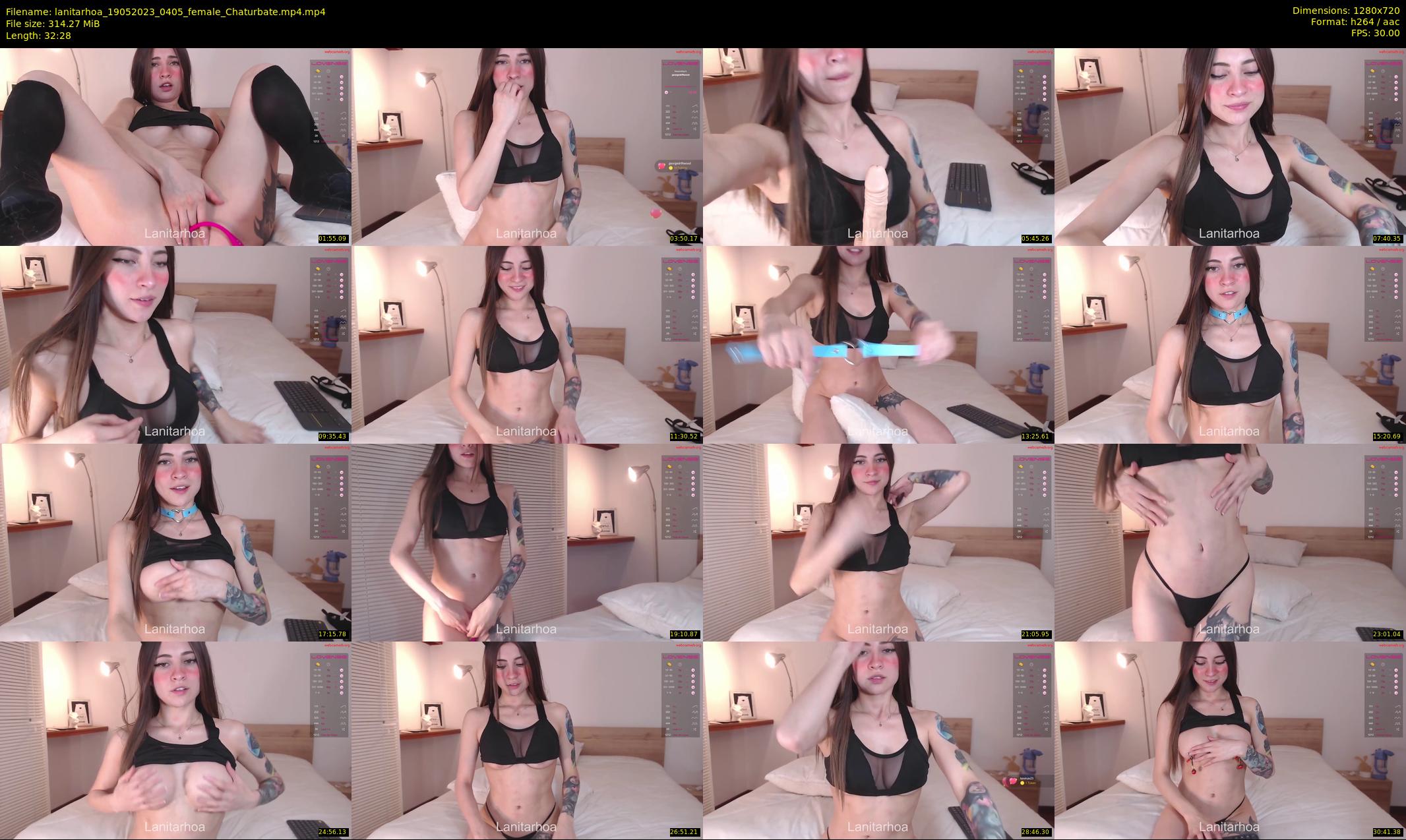 lanitarhoa — 33 minute Chaturbate female cam show recording, 720p, May 19, 2023