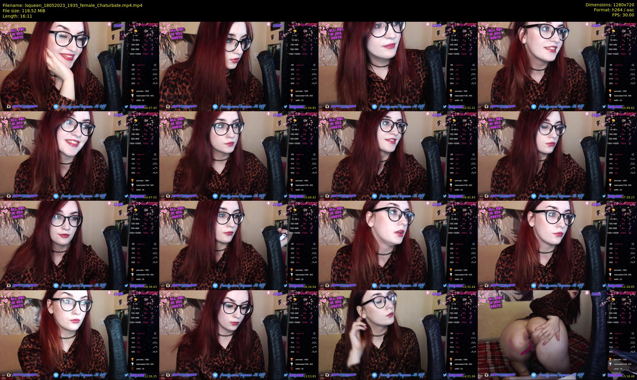 lsqueen — 17 minute Chaturbate female cam show recording, 720p, May 18, 2023