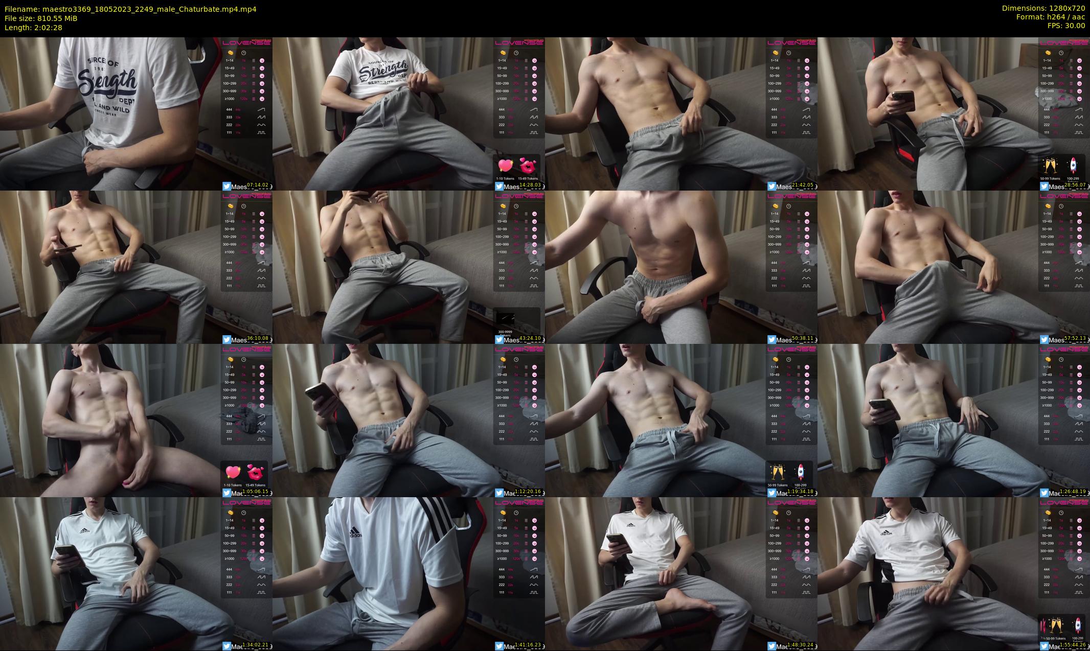 maestro3369 — 123 minute Chaturbate male cam show recording, 720p, May 18, 2023