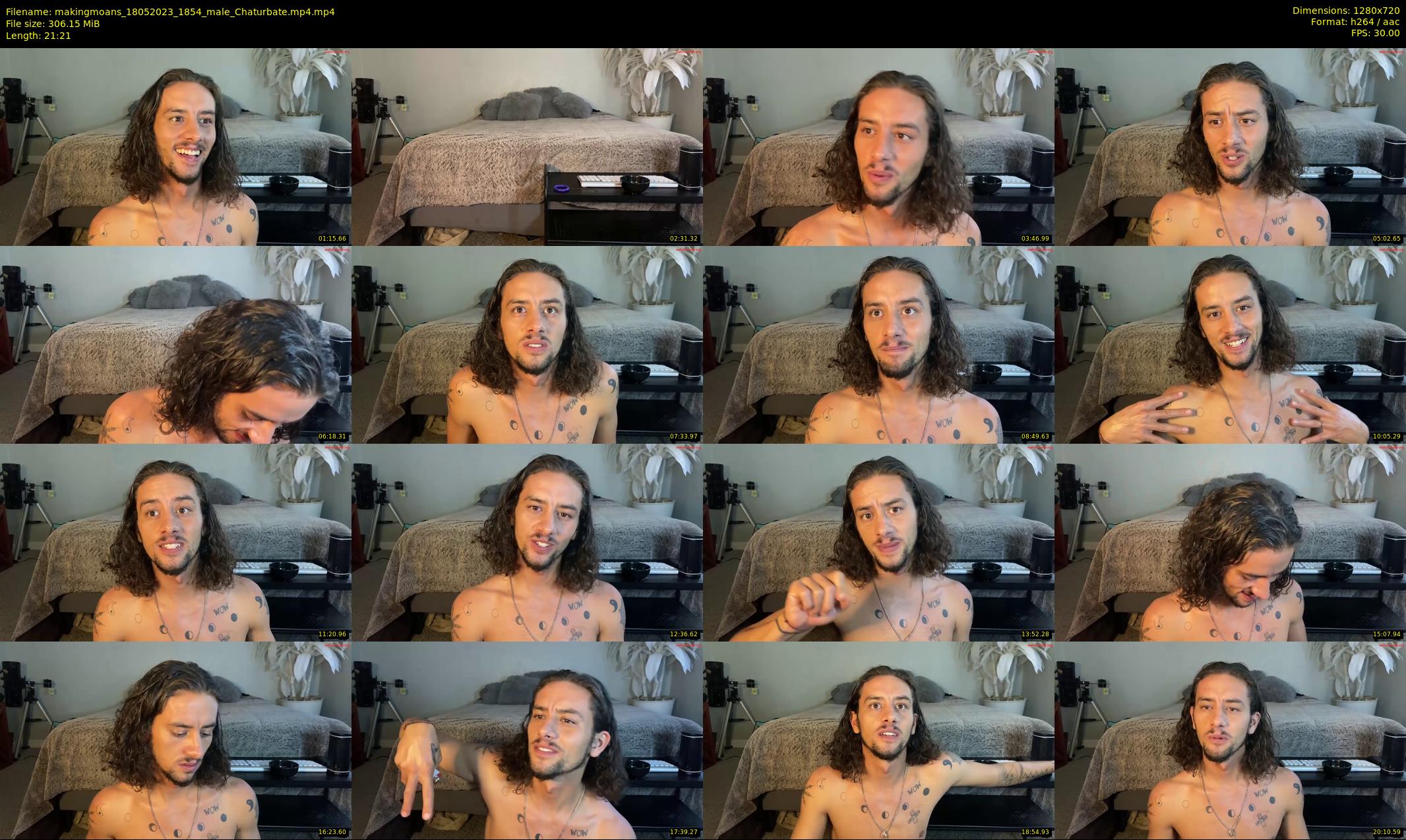makingmoans — 22 minute Chaturbate male cam show recording, 720p, May 18, 2023