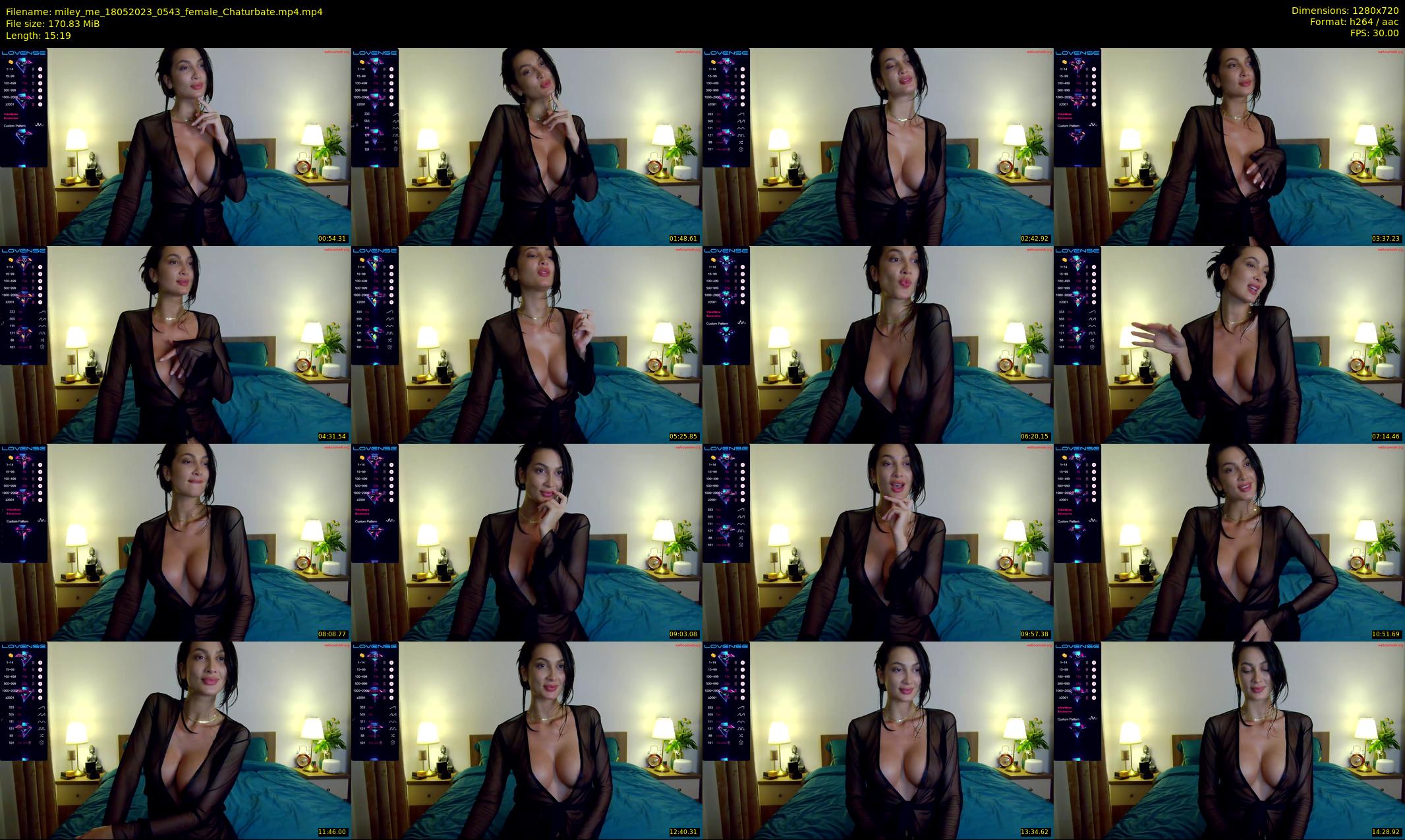 miley_me — 16 minute Chaturbate female cam show recording, 720p, May 18, 2023