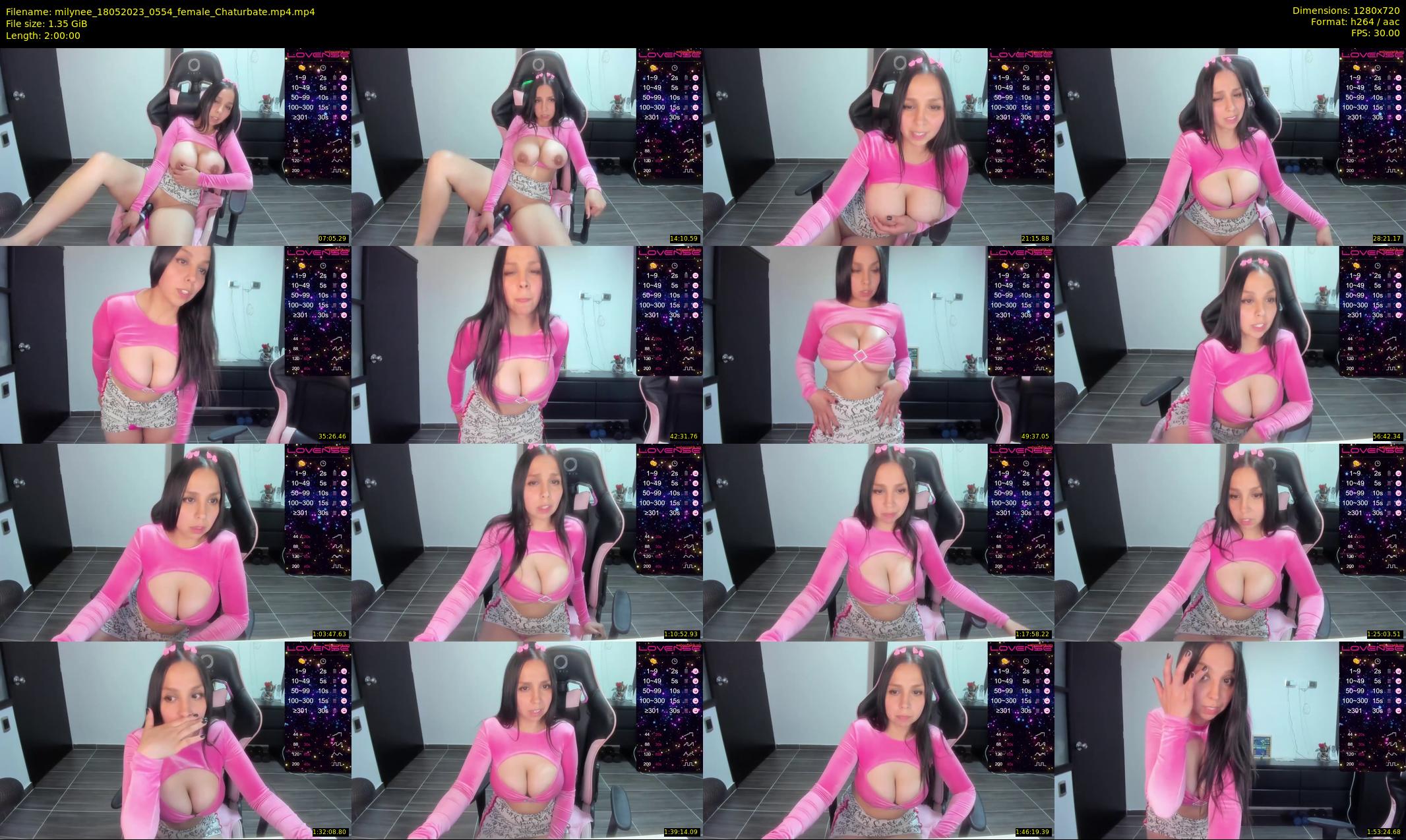 milynee — 120 minute Chaturbate female cam show recording, 720p, May 18, 2023