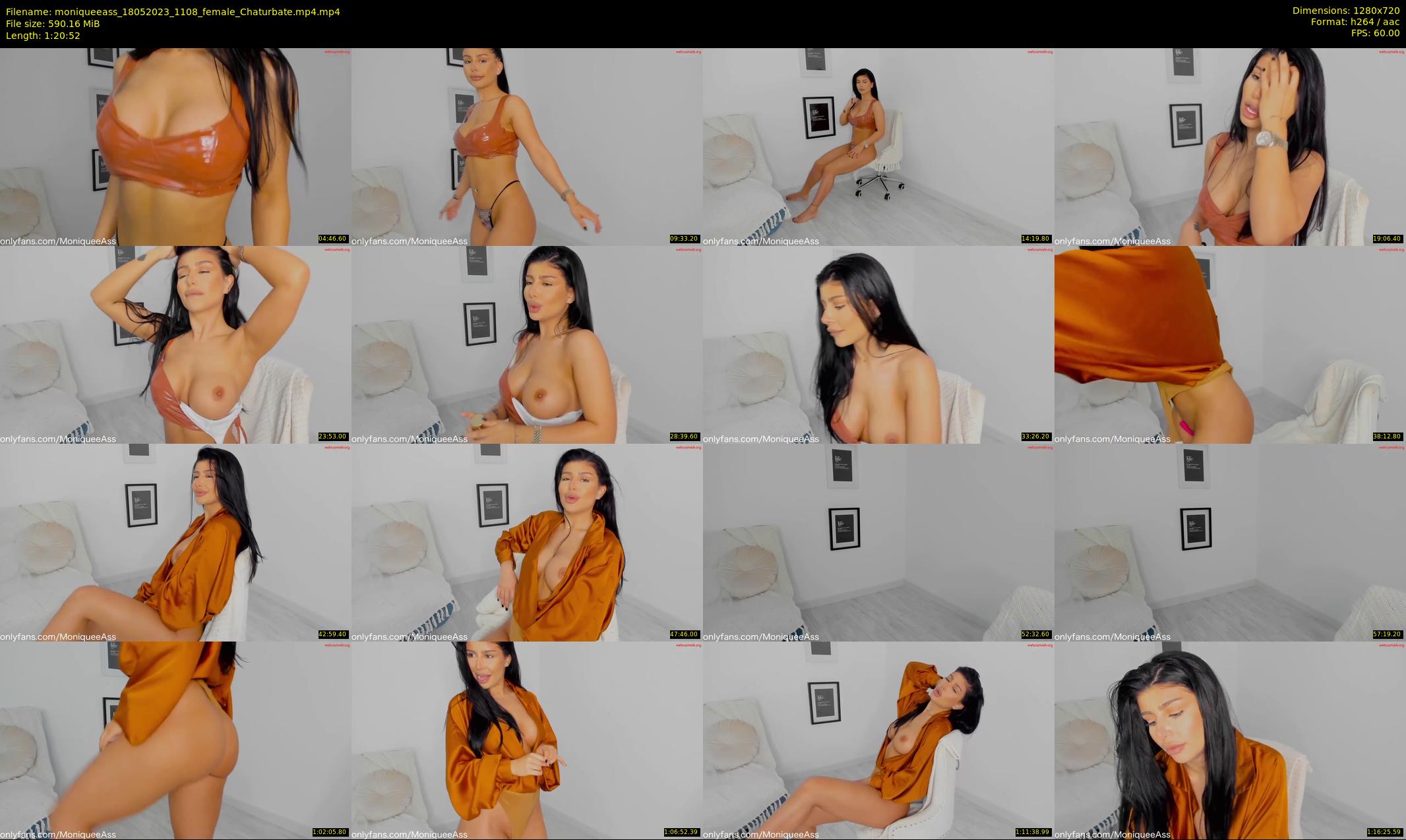 moniqueeass — 81 minute Chaturbate female cam show recording, 720p, May 18, 2023