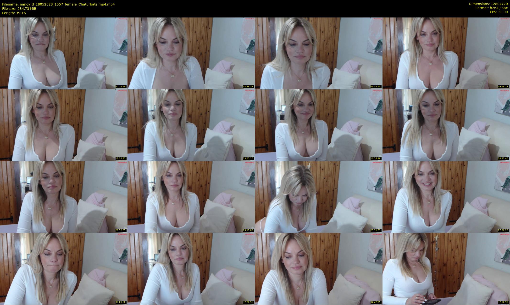 nancy_d — 40 minute Chaturbate female cam show recording, 720p, May 18, 2023