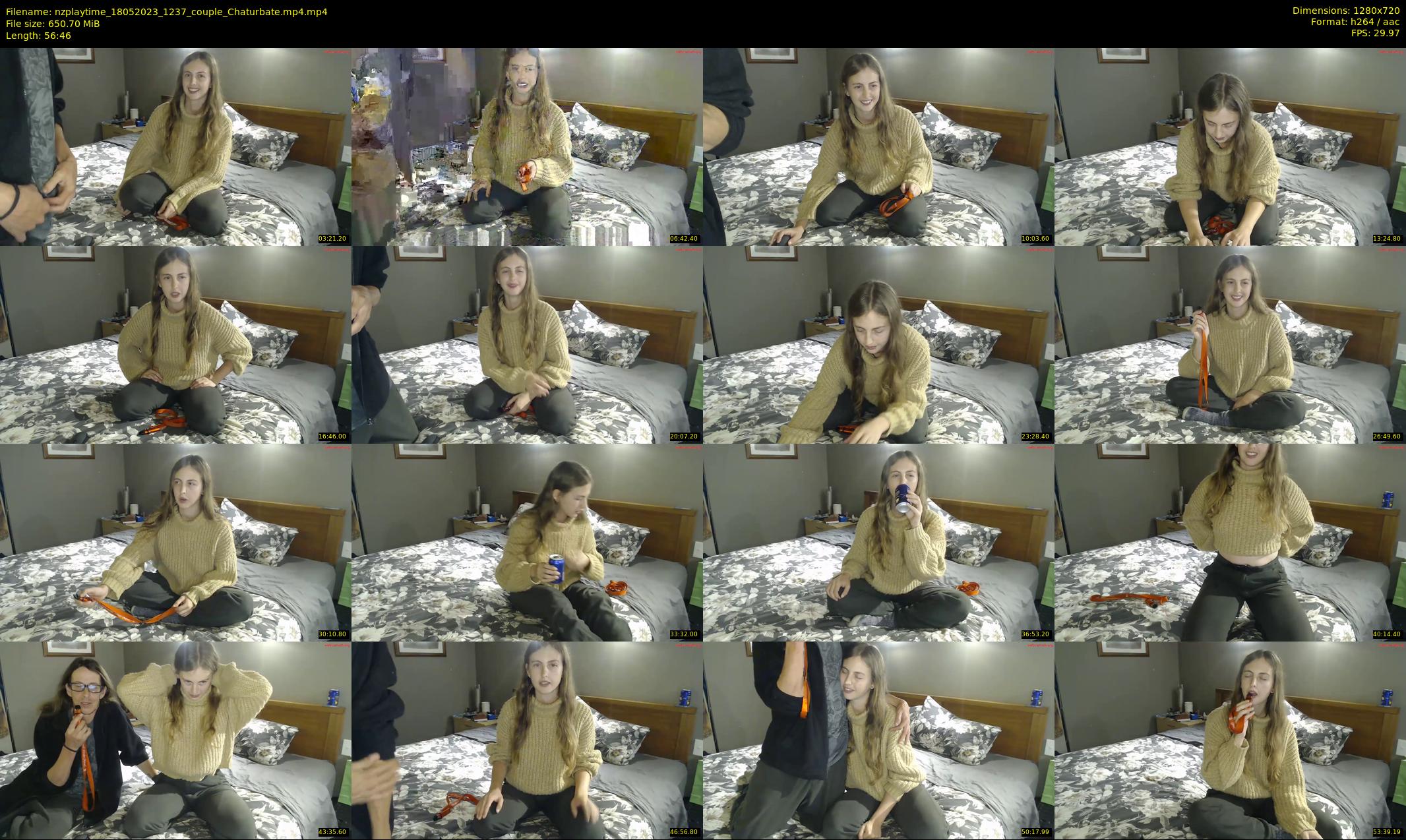 nzplaytime — 57 minute Chaturbate couple cam show recording, 720p, May 18, 2023