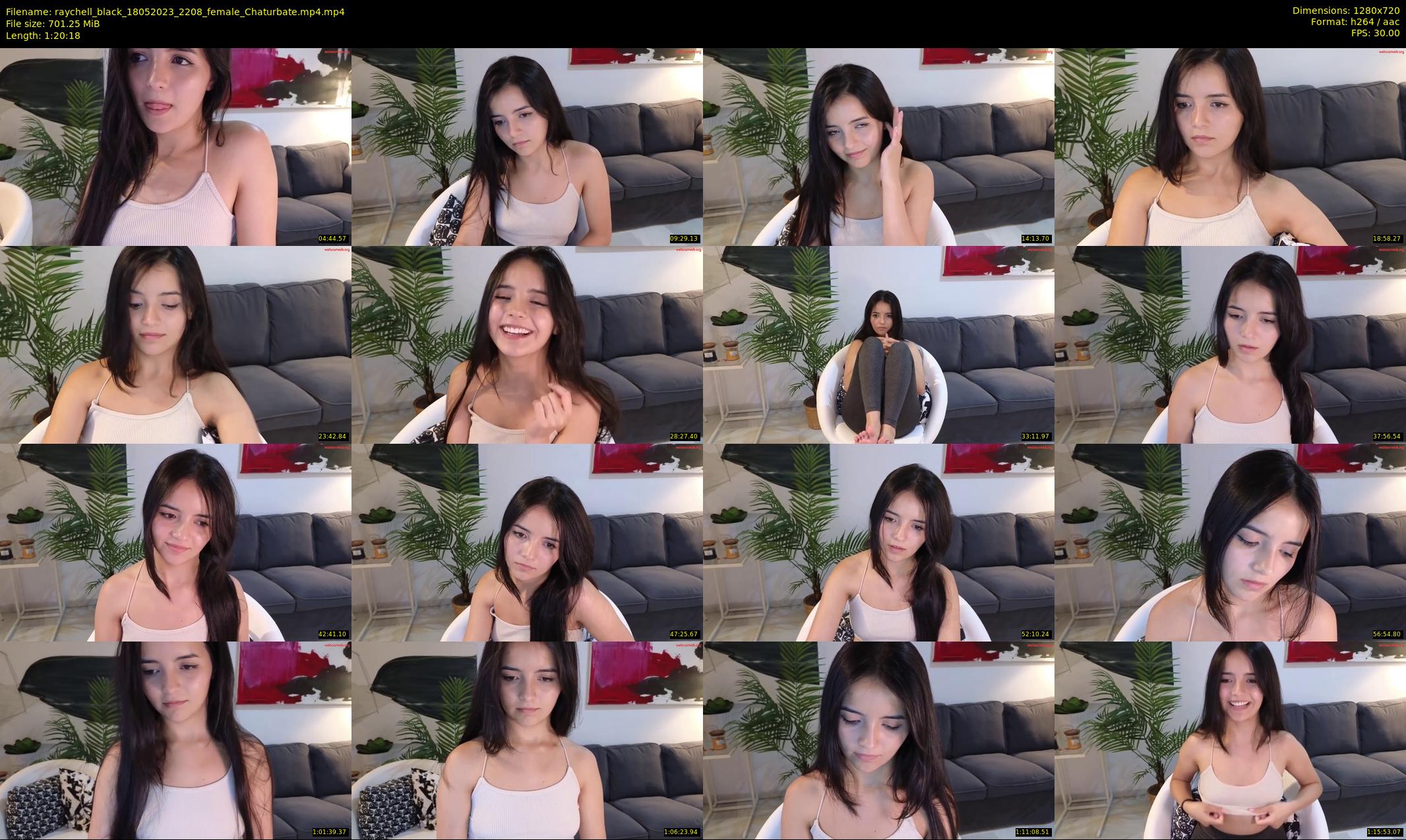 raychell_black — 81 minute Chaturbate female cam show recording, 720p, May 18, 2023