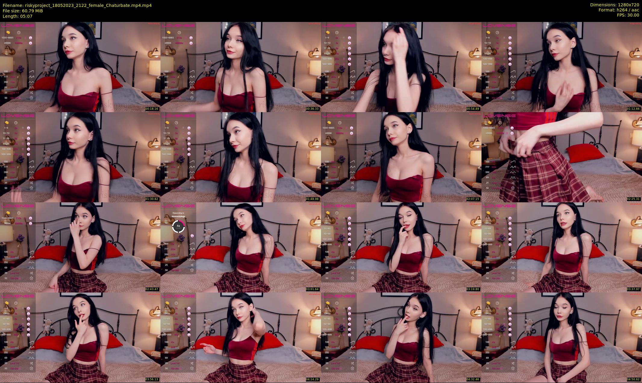 riskyproject — 6 minute Chaturbate couple cam show recording, 720p, May 18, 2023