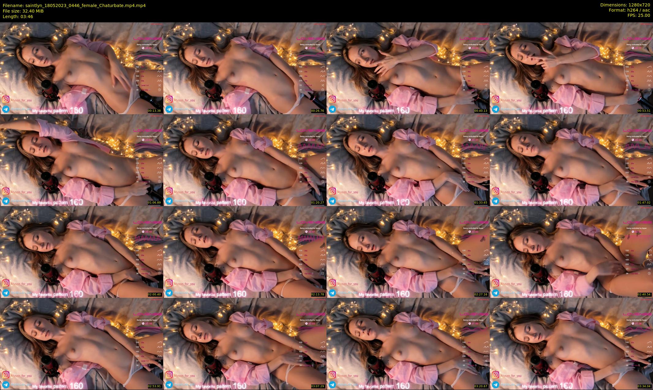 saintlyn — 4 minute Chaturbate female cam show recording, 720p, May 18, 2023
