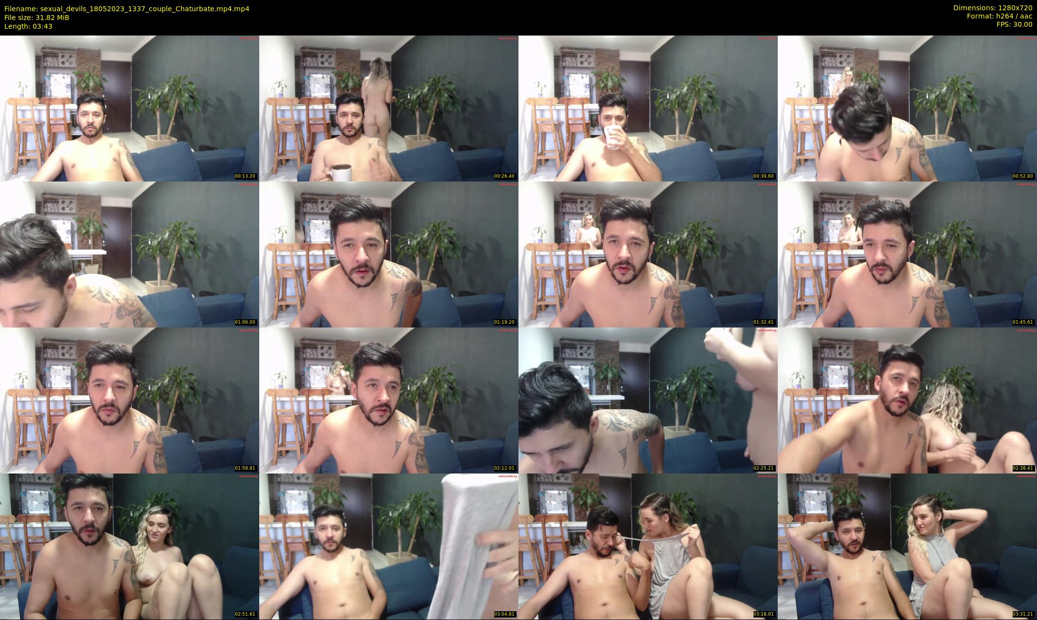sexual_devils — 4 minute Chaturbate couple cam show recording, 720p, May 18, 2023