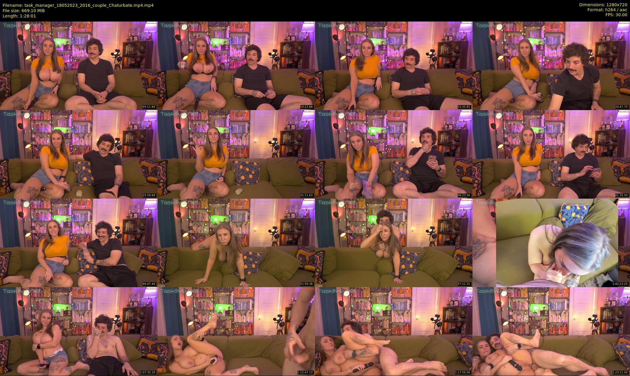 task_manager — 89 minute Chaturbate couple cam show recording, 720p, May 18, 2023
