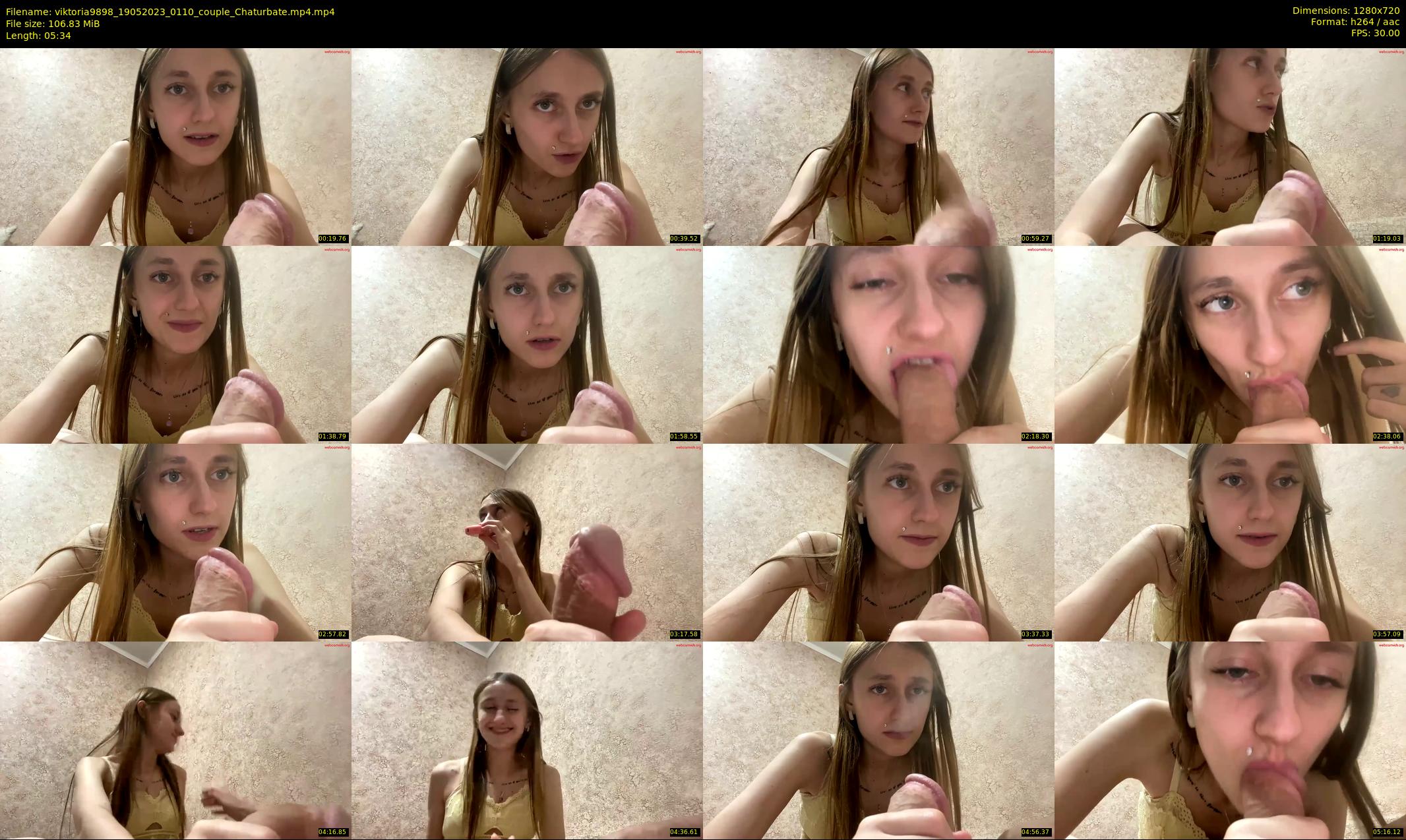 viktoria9898 — 6 minute Chaturbate couple cam show recording, 720p, May 19, 2023