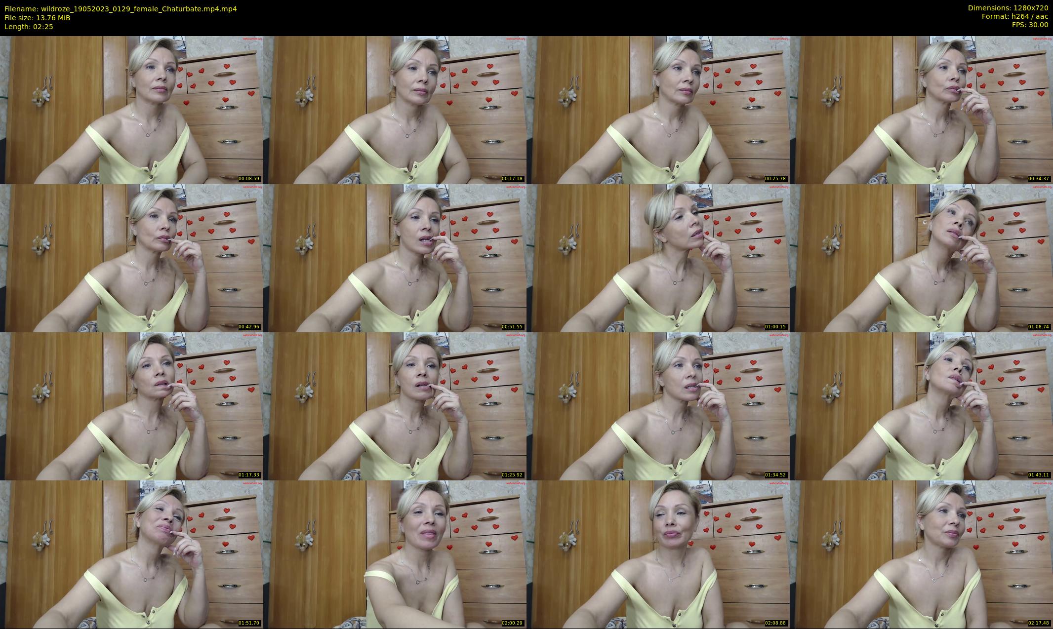 wildroze — 3 minute Chaturbate female cam show recording, 720p, May 19, 2023