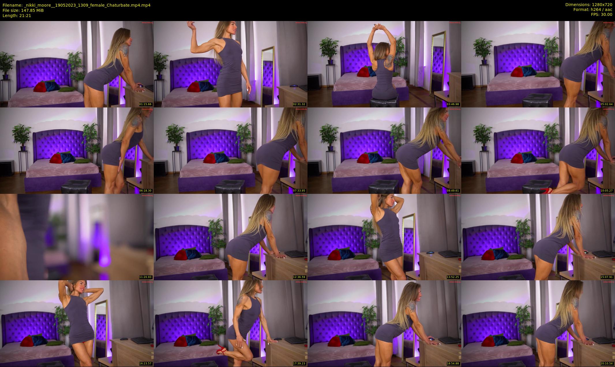 _nikki_moore_ — 22 minute Chaturbate female cam show recording, 720p, May 19, 2023