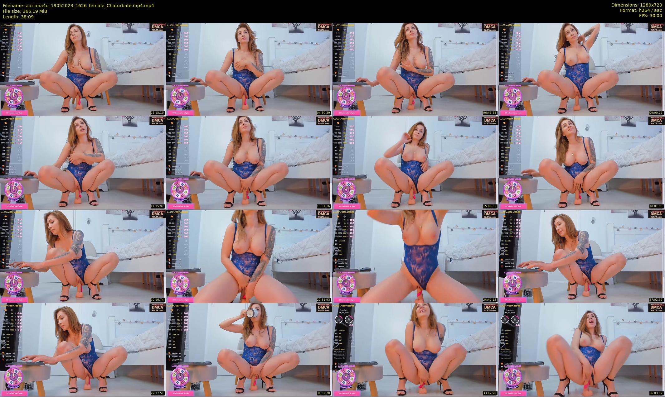 aariana4u — 39 minute Chaturbate female cam show recording, 720p, May 19, 2023