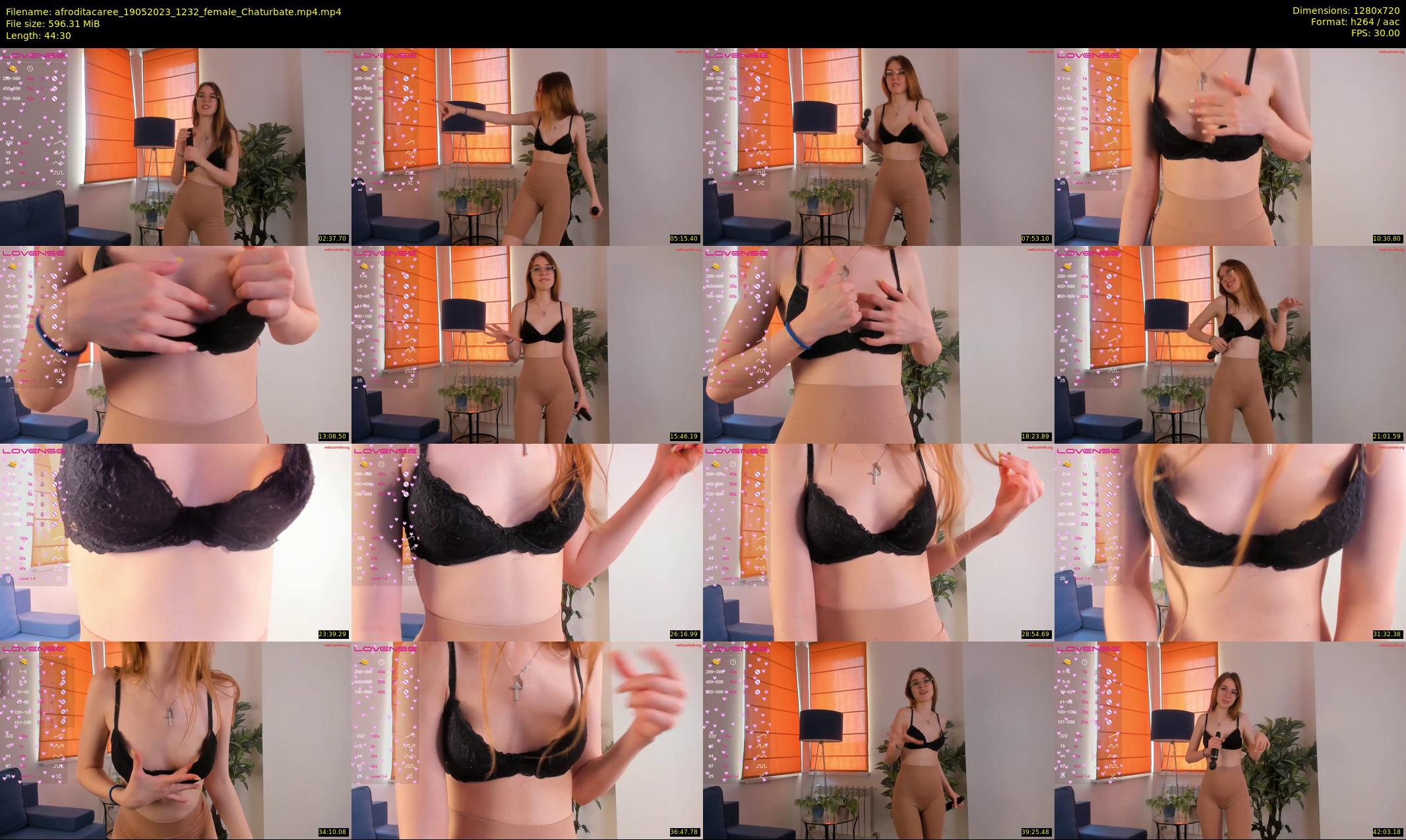 afroditacaree — 45 minute Chaturbate female cam show recording, 720p, May 19, 2023