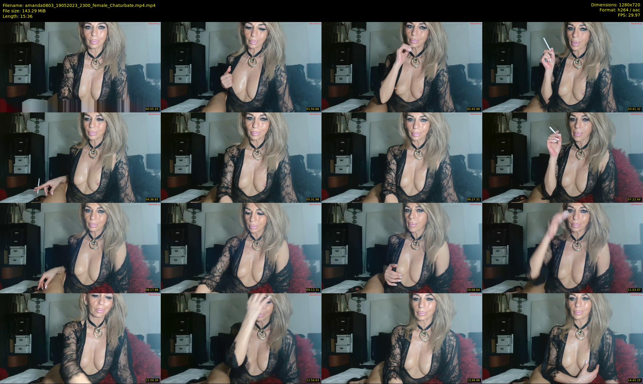 amanda0803 — 16 minute Chaturbate female cam show recording, 720p, May 19, 2023