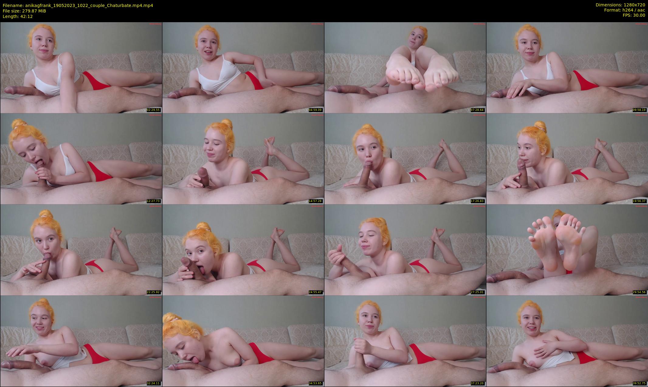 anikagfrank — 43 minute Chaturbate couple cam show recording, 720p, May 19, 2023