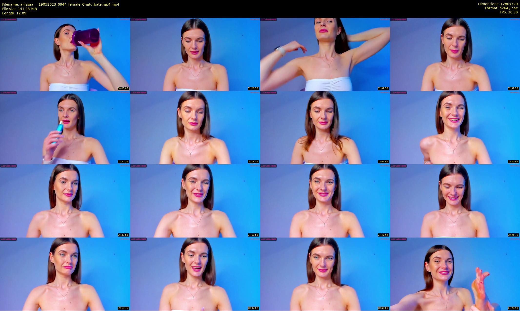 anissaa__ — 13 minute Chaturbate female cam show recording, 720p, May 19, 2023