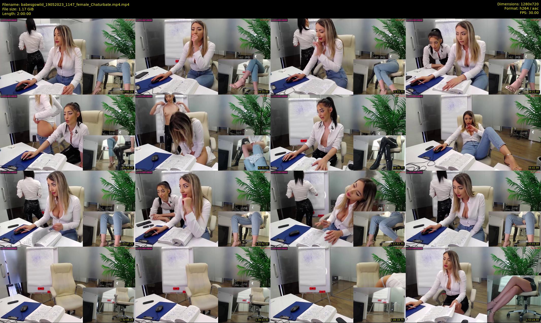 babesgowild — 120 minute Chaturbate couple cam show recording, 720p, May 19, 2023