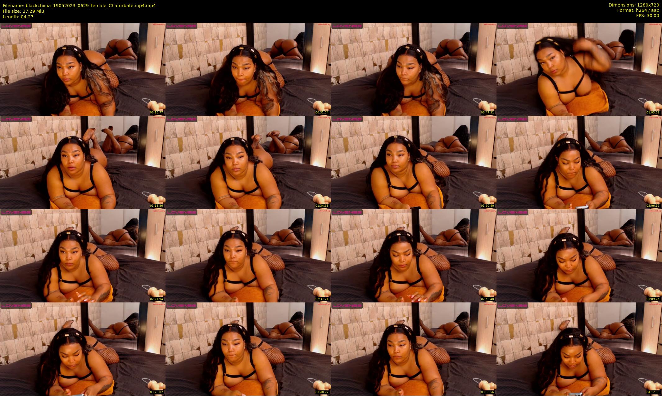 blackchiina — 5 minute Chaturbate female cam show recording, 720p, May 19, 2023