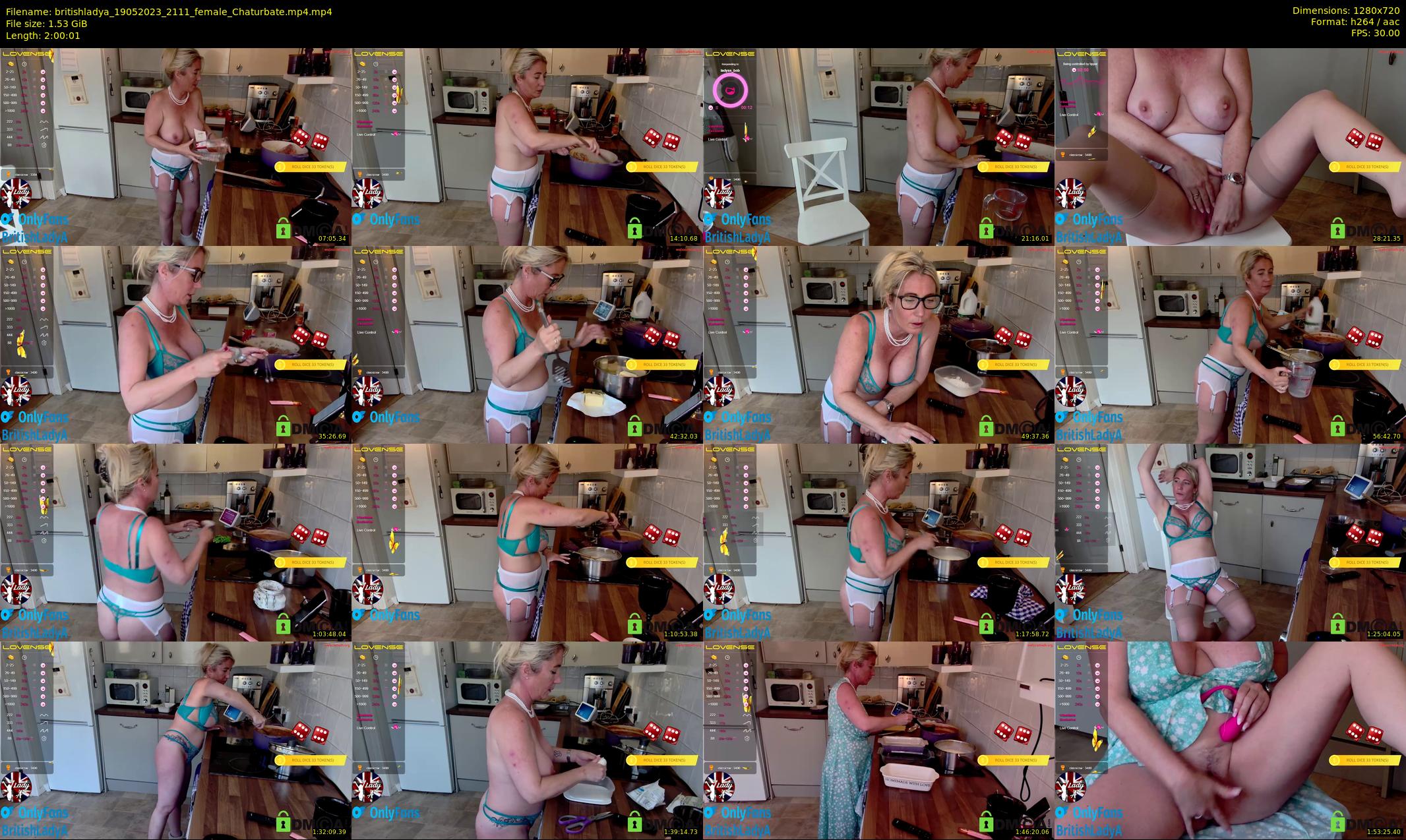 britishladya — 121 minute Chaturbate female cam show recording, 720p, May 19, 2023