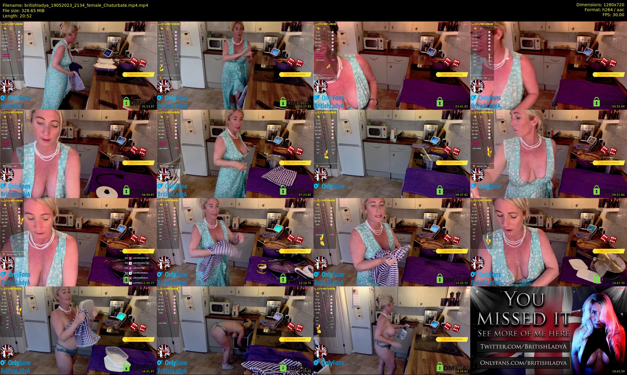 britishladya — 21 minute Chaturbate female cam show recording, 720p, May 19, 2023