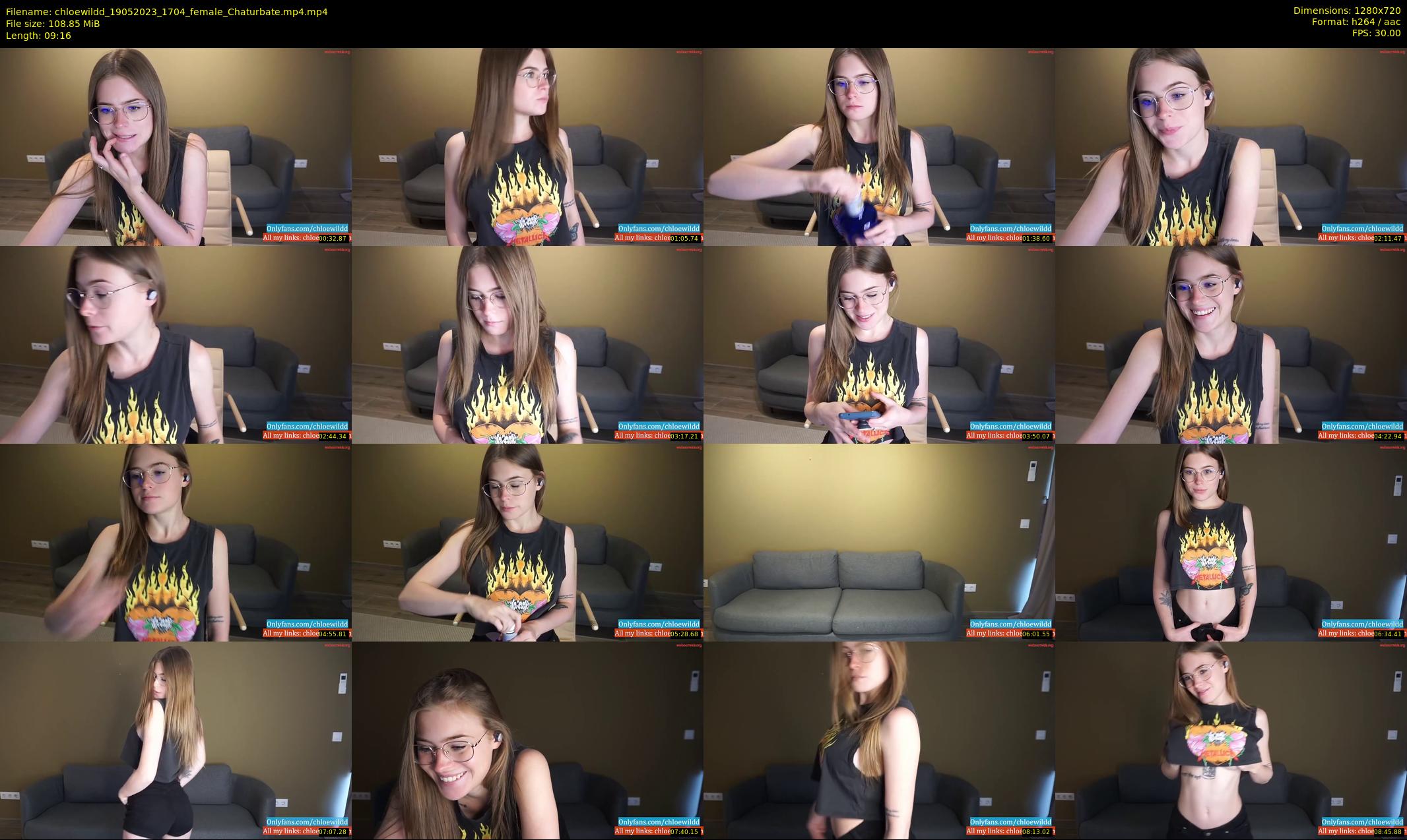 chloewildd — 10 minute Chaturbate female cam show recording, 720p, May 19, 2023