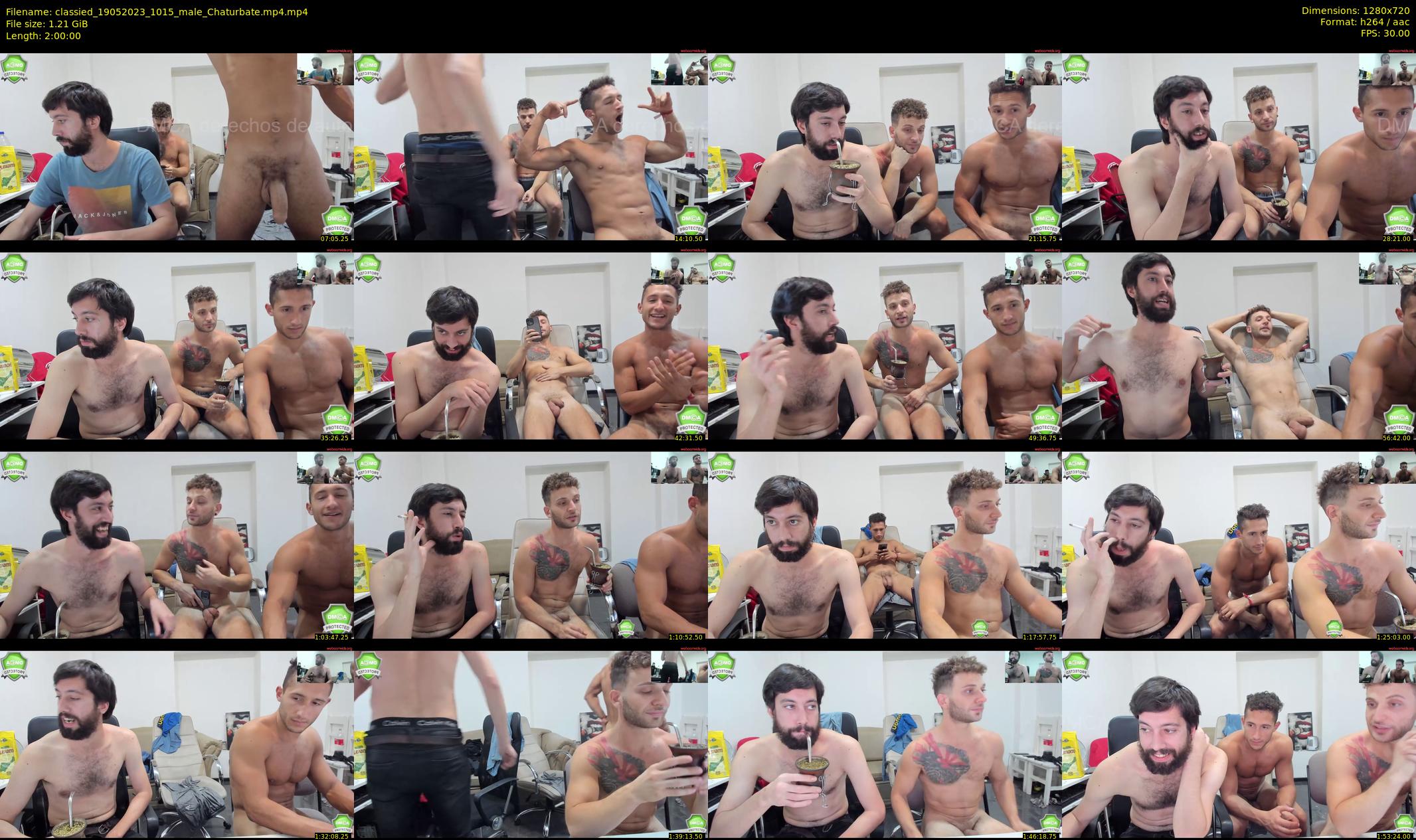classied — 120 minute Chaturbate male cam show recording, 720p, May 19, 2023