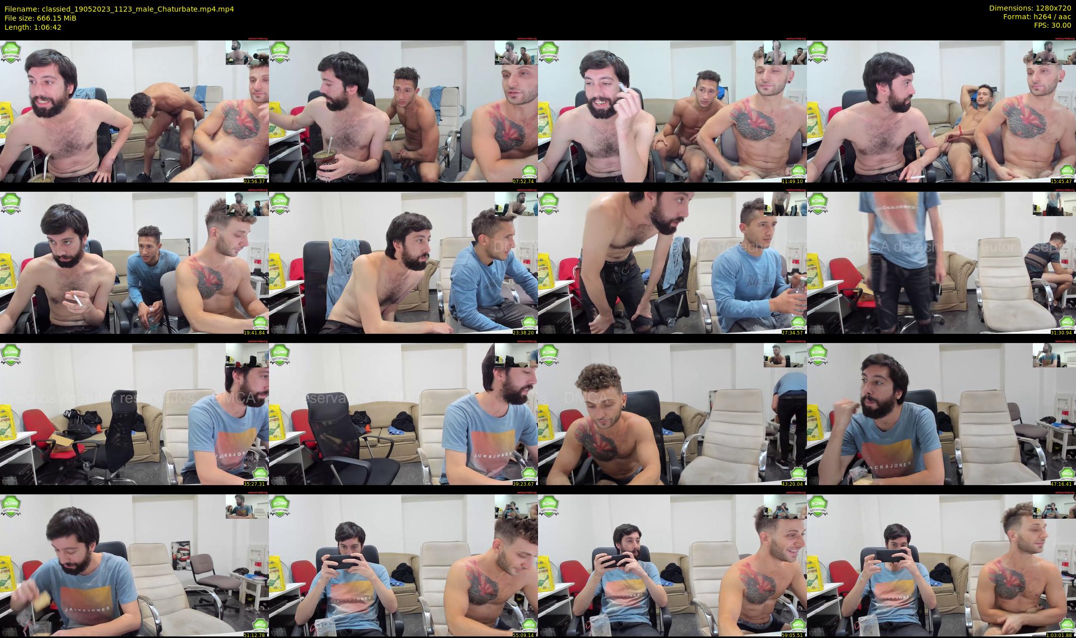 classied — 67 minute Chaturbate male cam show recording, 720p, May 19, 2023