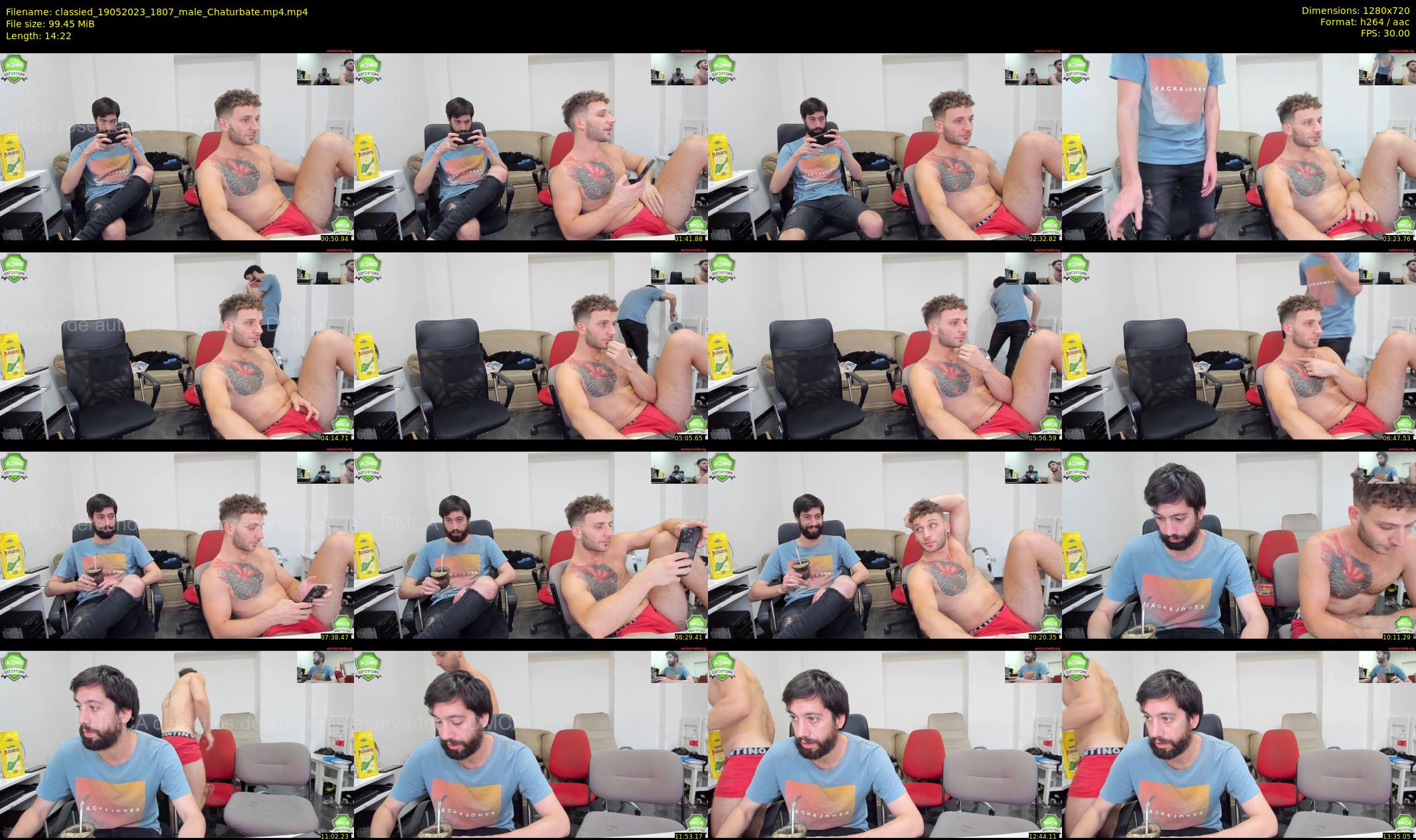 classied — 15 minute Chaturbate male cam show recording, 720p, May 19, 2023
