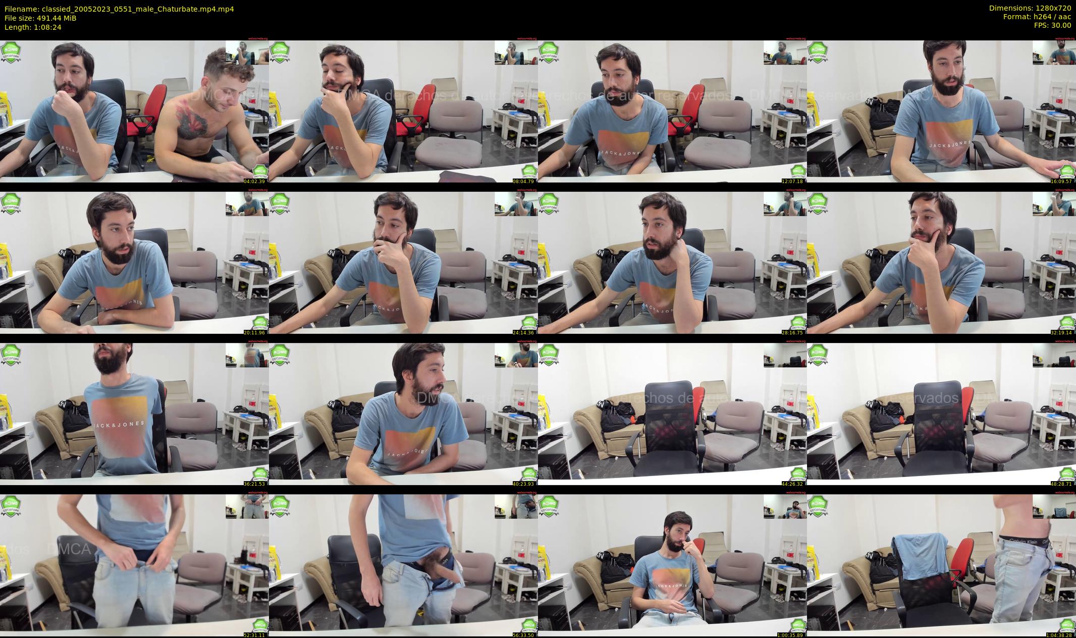 classied — 69 minute Chaturbate male cam show recording, 720p, May 20, 2023