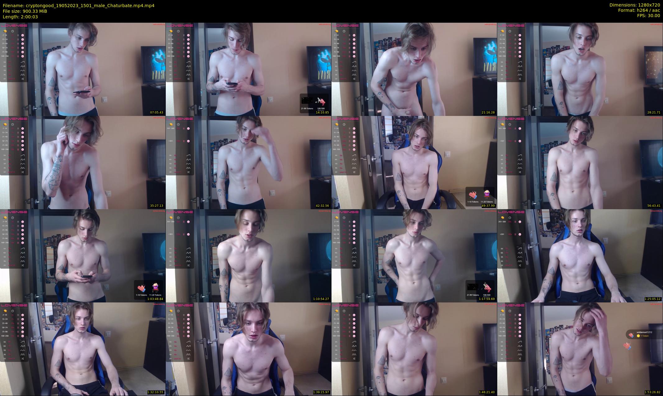 cryptongood — 121 minute Chaturbate male cam show recording, 720p, May 19, 2023