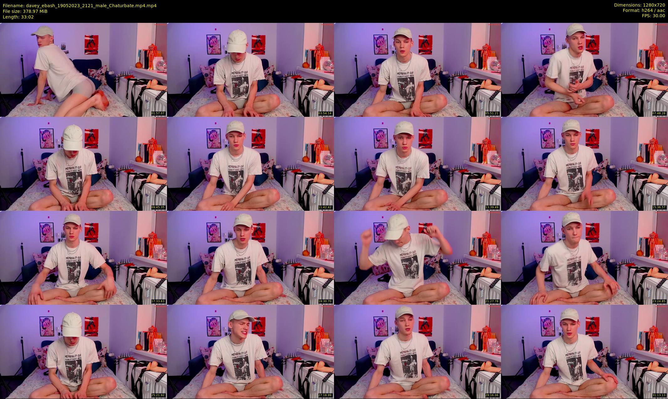 davey_ebash — 34 minute Chaturbate male cam show recording, 720p, May 19, 2023