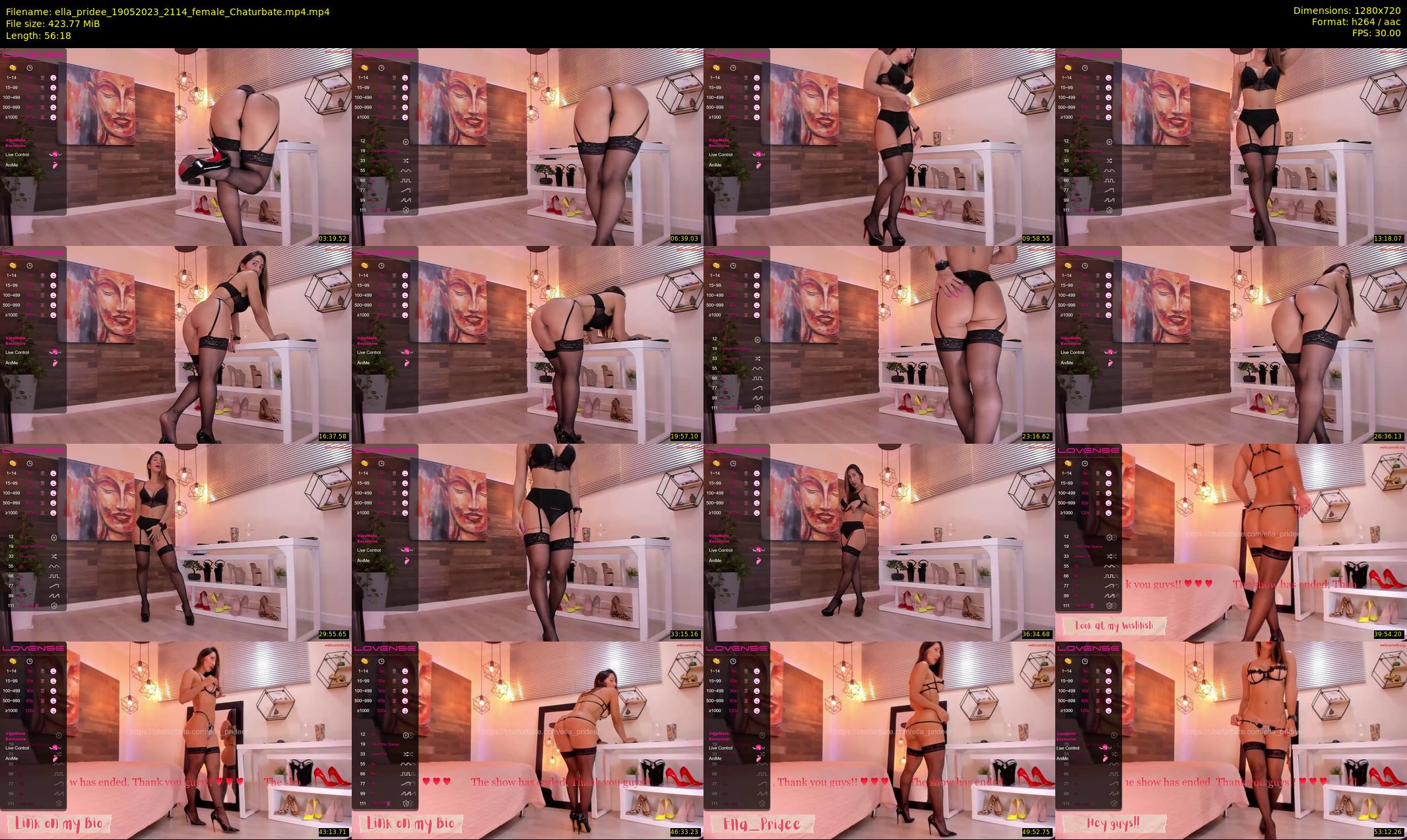 ella_pridee — 57 minute Chaturbate female cam show recording, 720p, May 19, 2023
