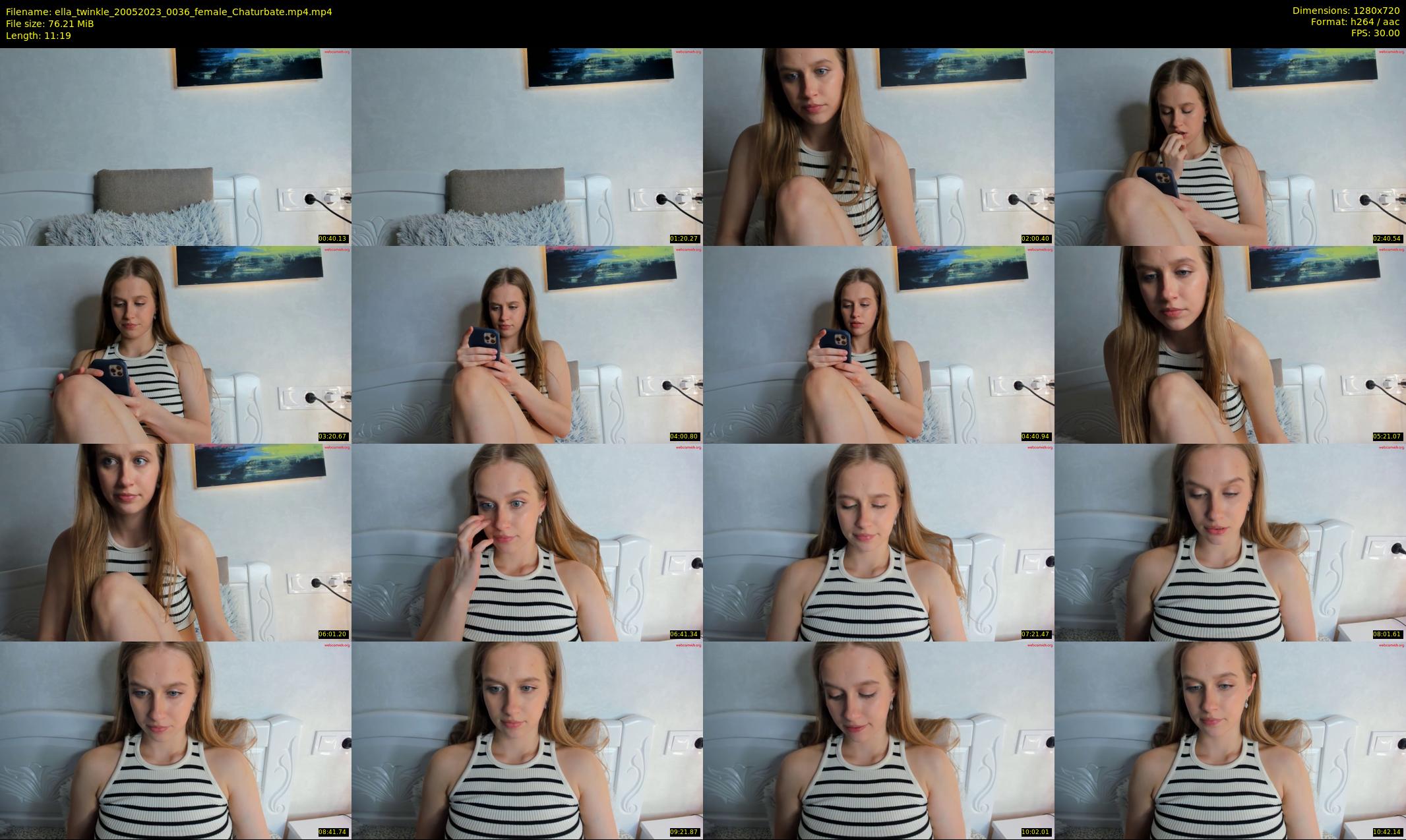 ella_twinkle — 12 minute Chaturbate female cam show recording, 720p, May 20, 2023