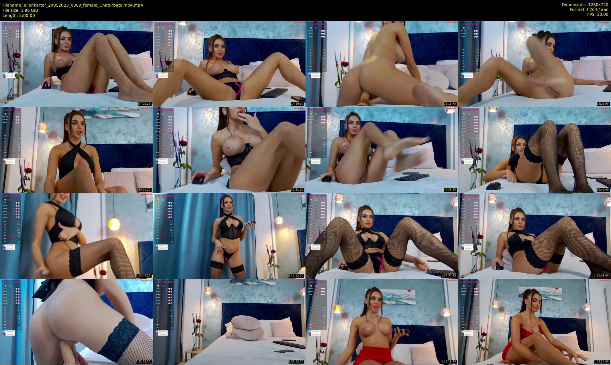 ellenkarter — 120 minute Chaturbate female cam show recording, 720p, May 20, 2023