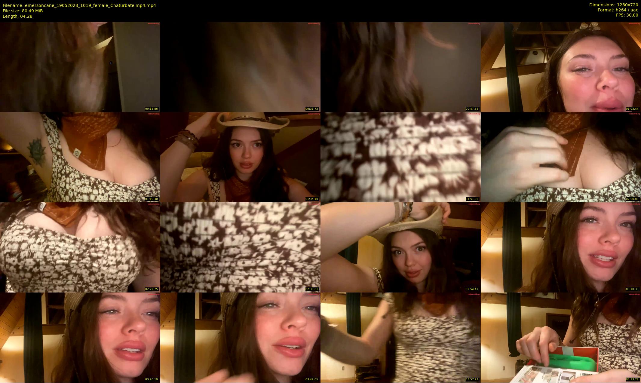 emersoncane — 5 minute Chaturbate female cam show recording, 720p, May 19, 2023