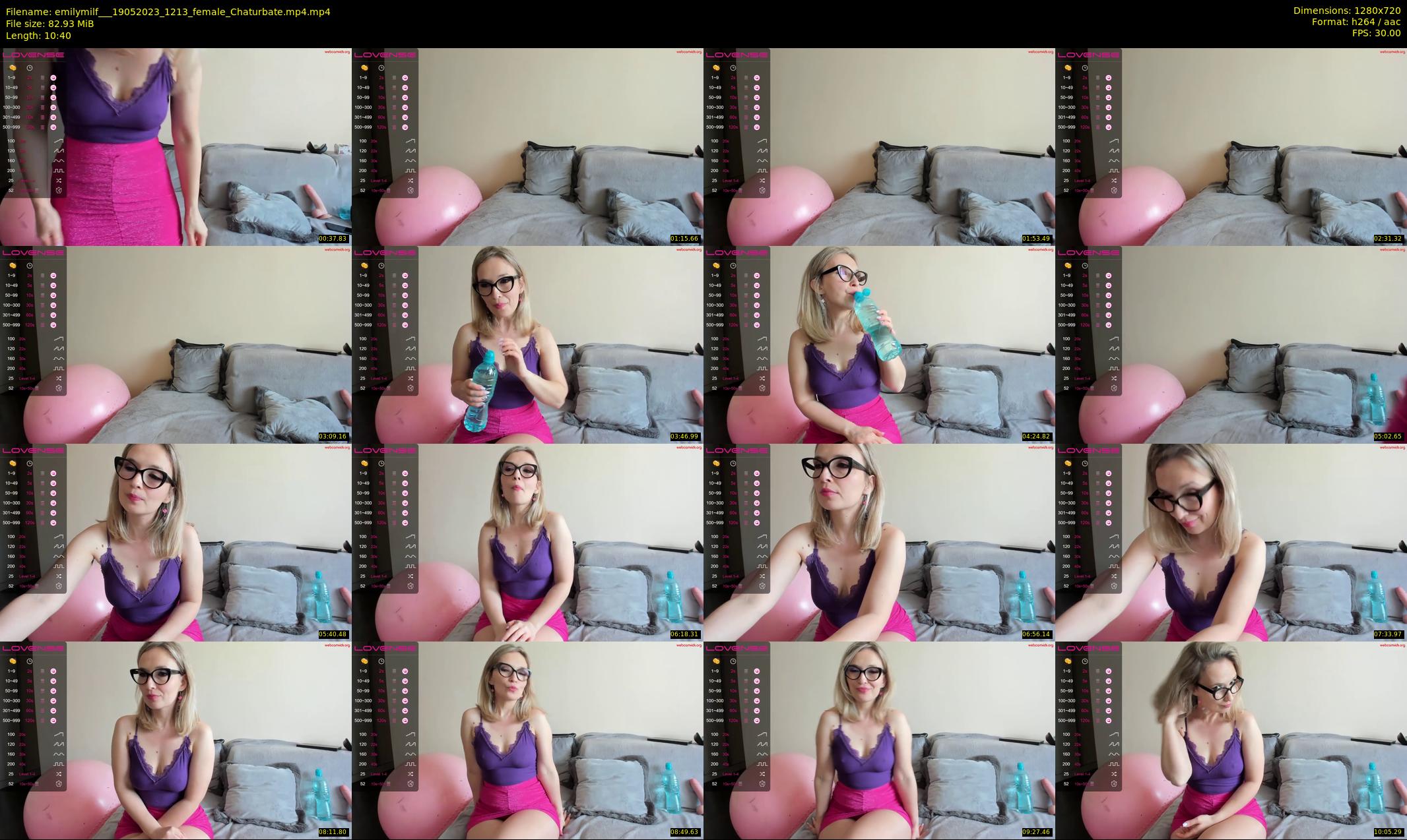 emilymilf__ — 11 minute Chaturbate female cam show recording, 720p, May 19, 2023