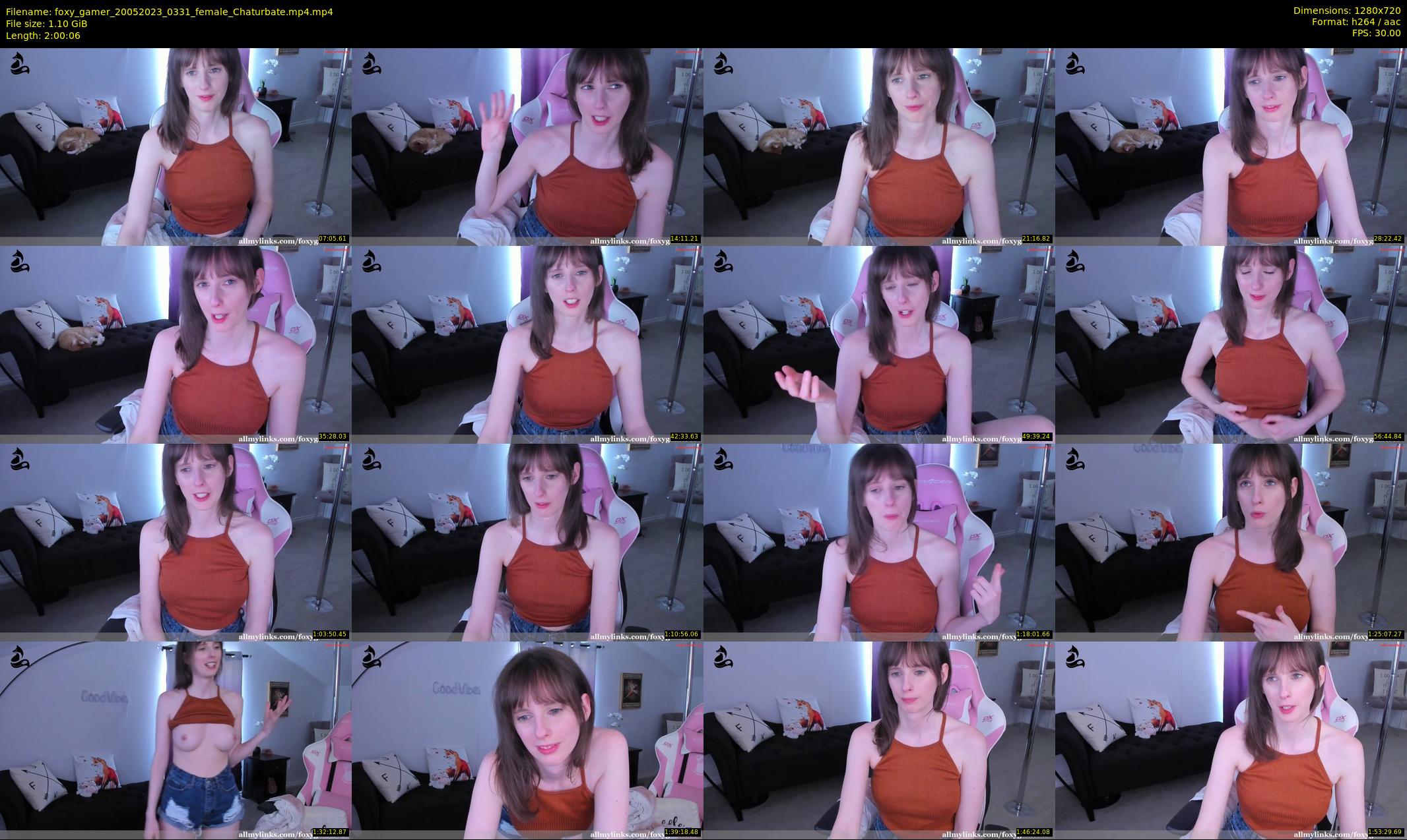 foxy_gamer — 121 minute Chaturbate female cam show recording, 720p, May 20, 2023