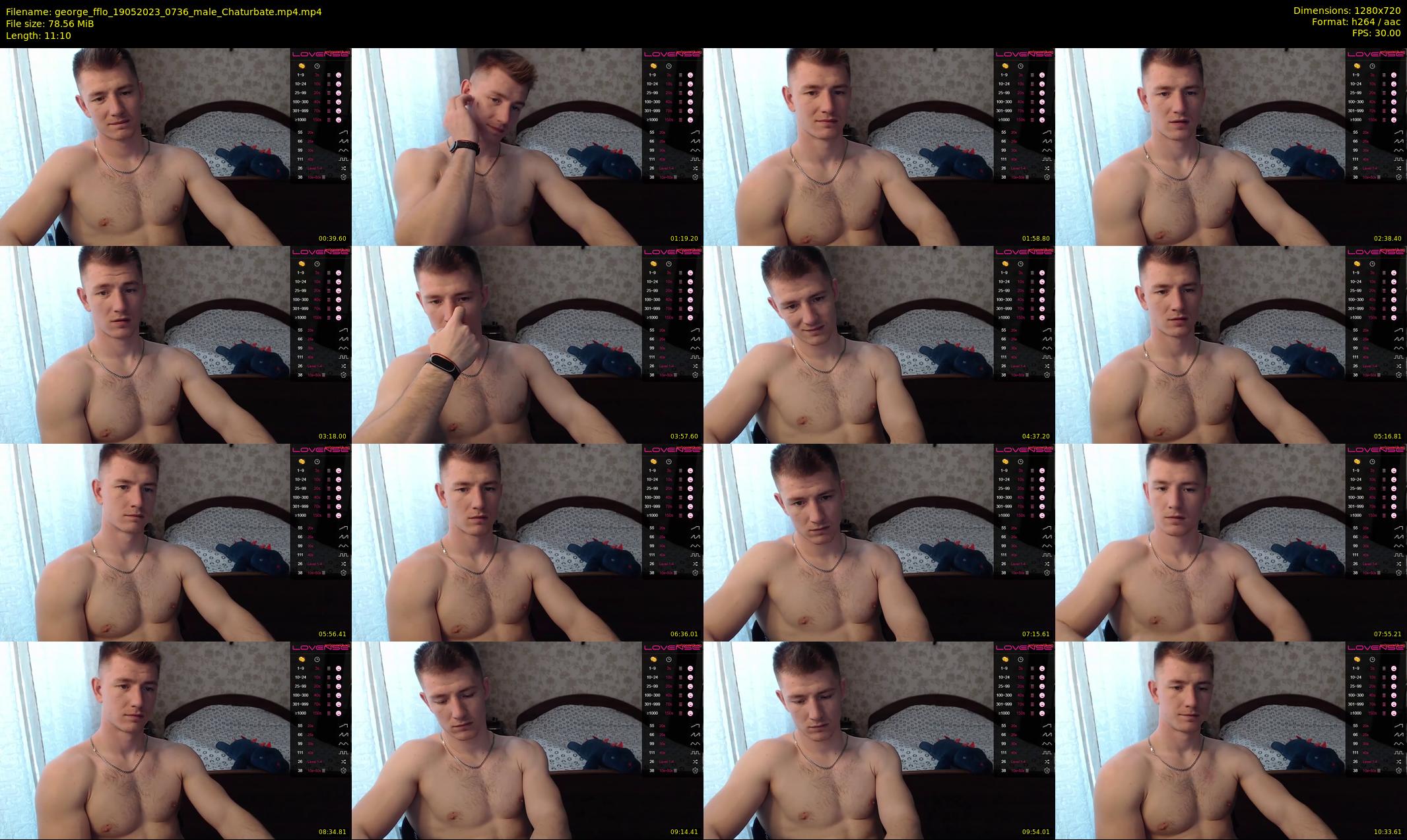 george_fflo — 12 minute Chaturbate male cam show recording, 720p, May 19, 2023
