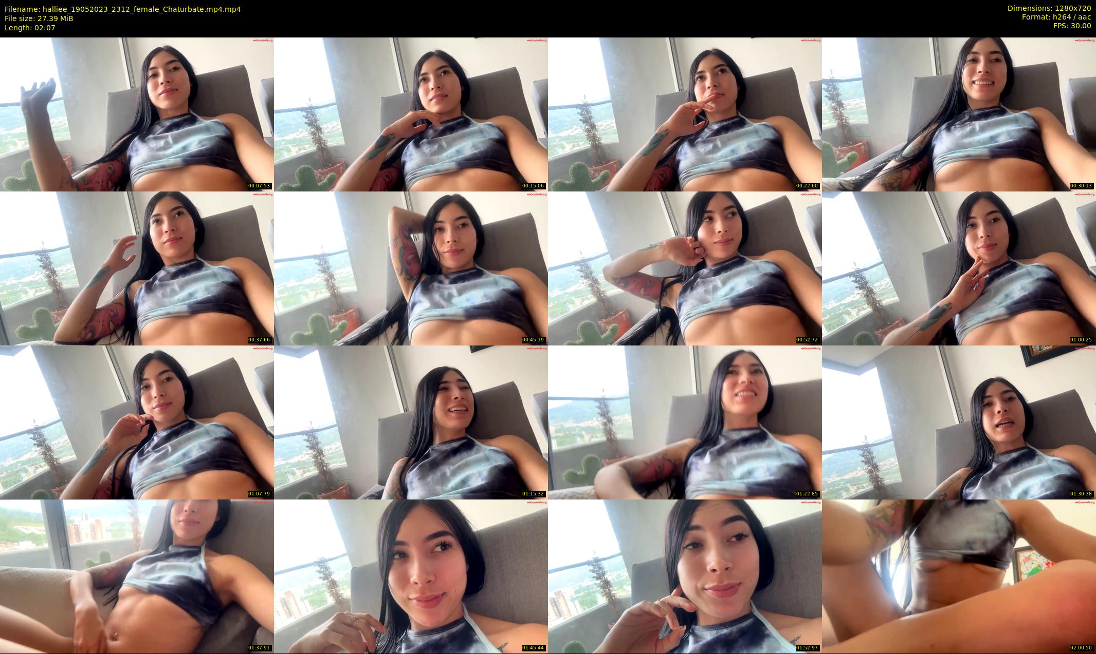 halliee — 3 minute Chaturbate couple cam show recording, 720p, May 19, 2023